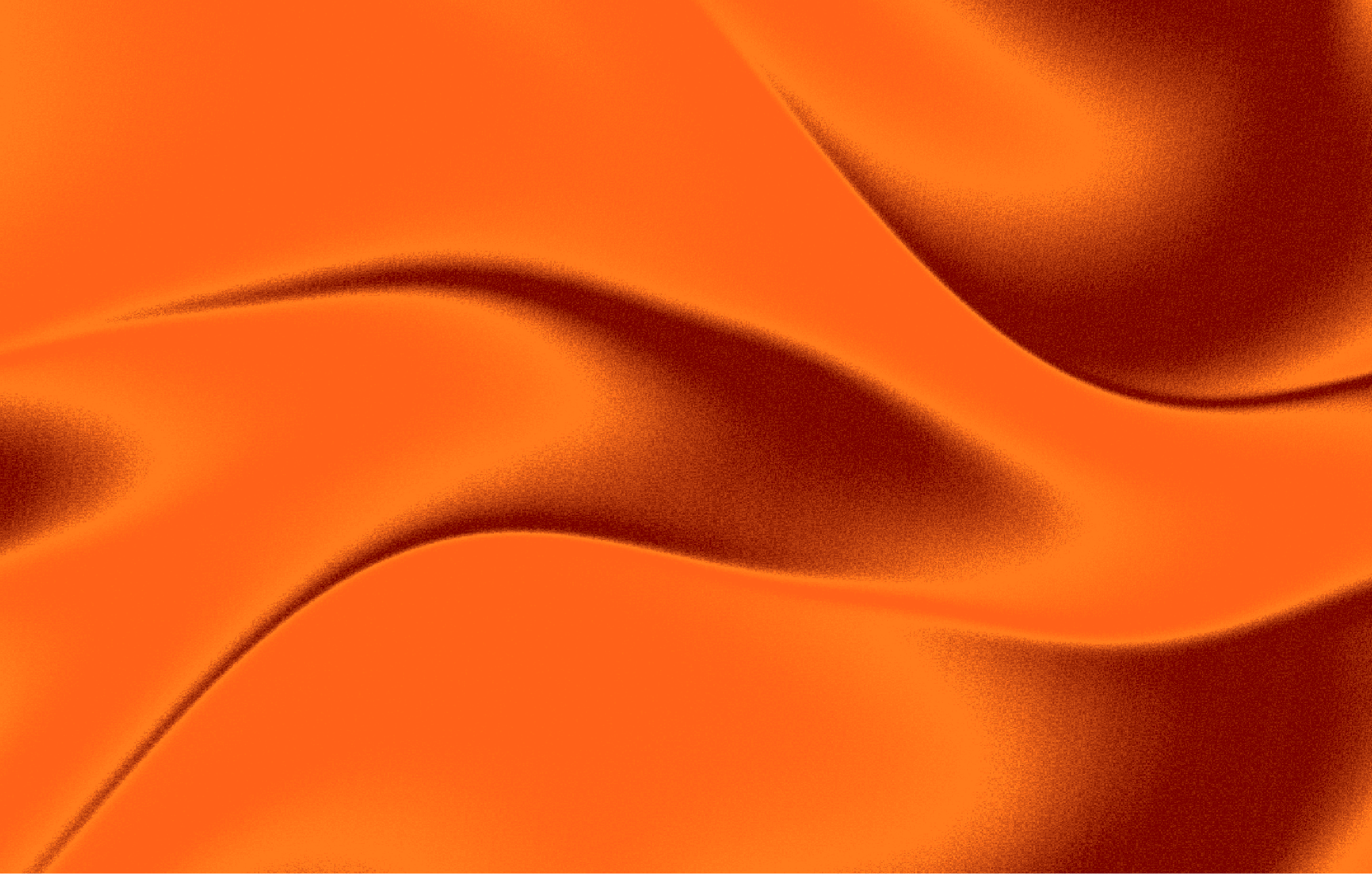 Abstract orange gradient waves background with smooth flowing shapes and modern digital design texture