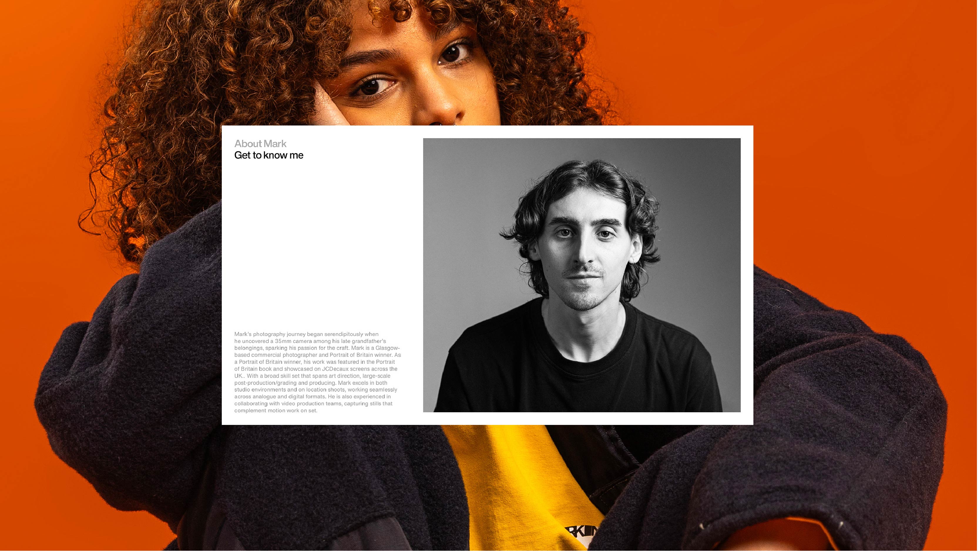 Brand presentation front cover