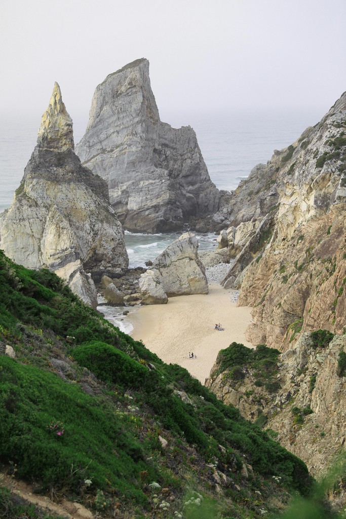Mountain landscape near Pena Palace in Sintra