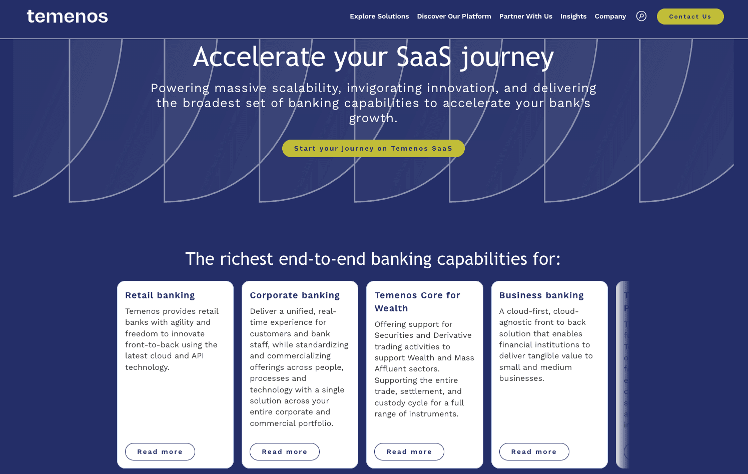 digital banking platform Temenos