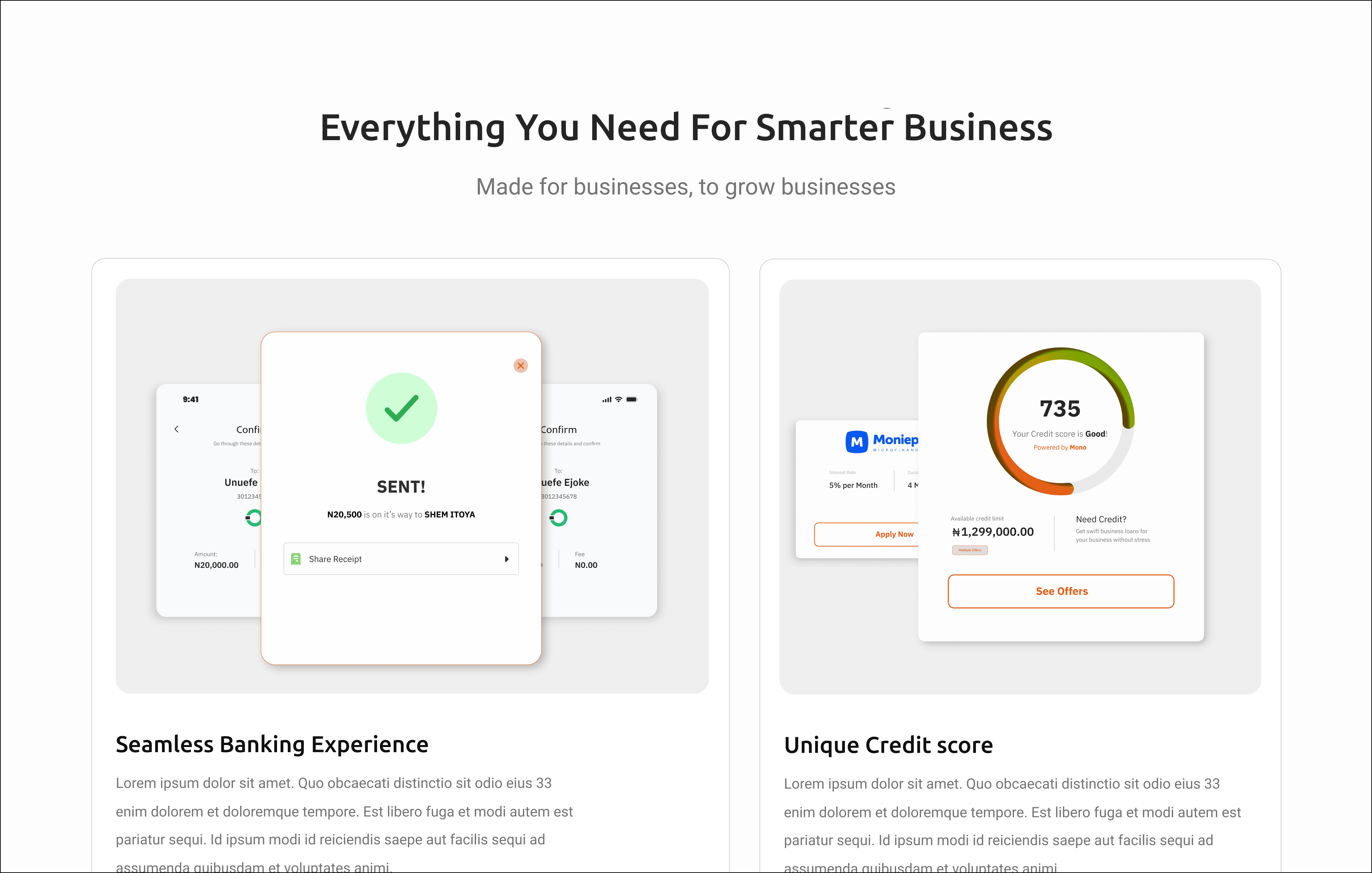 Part of the ShopCREDIT website