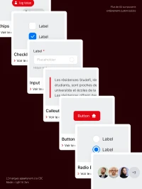 Bibliothèque de composants d’interface d’un design system