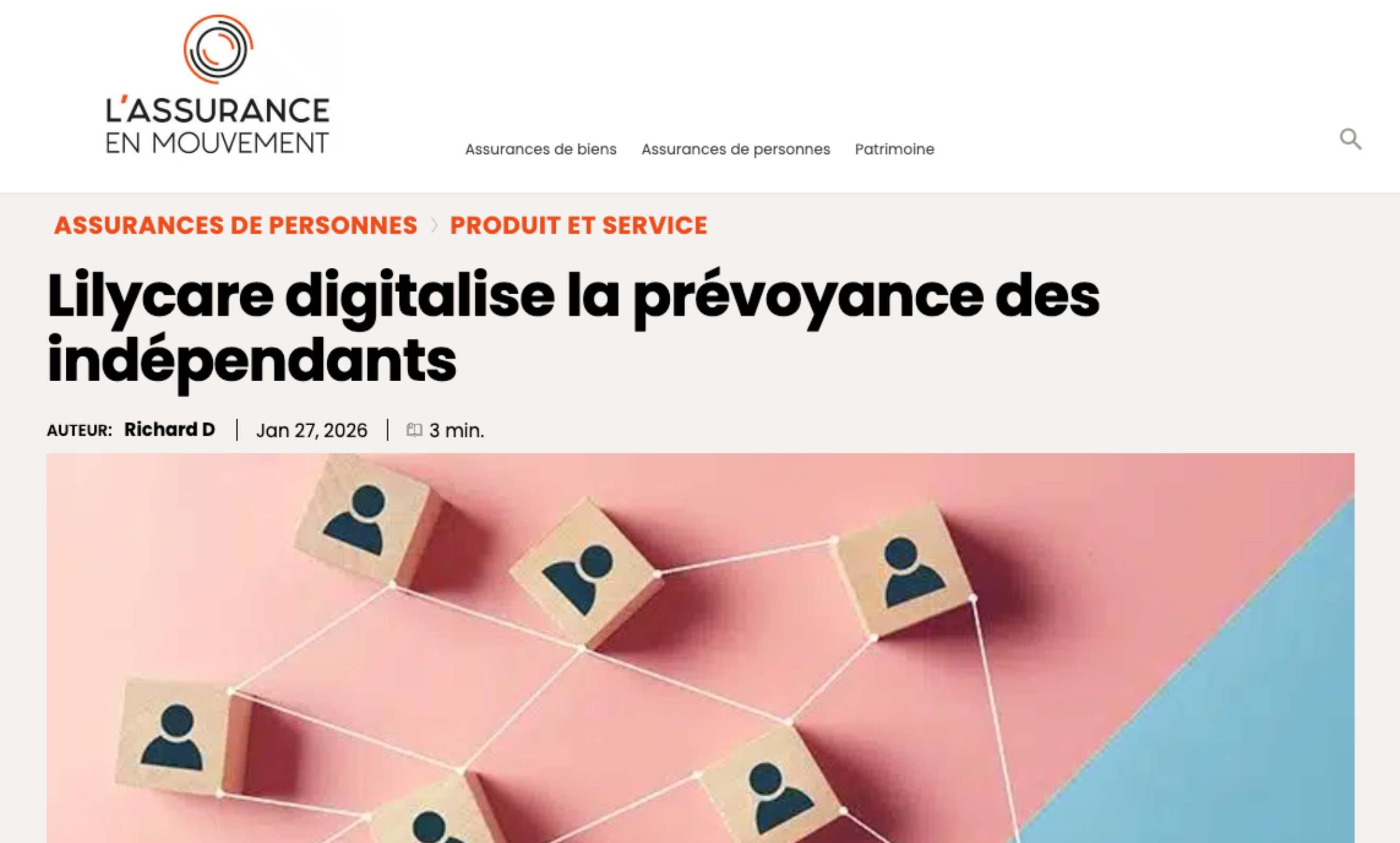 Lilycare l'assurance en mouvement 