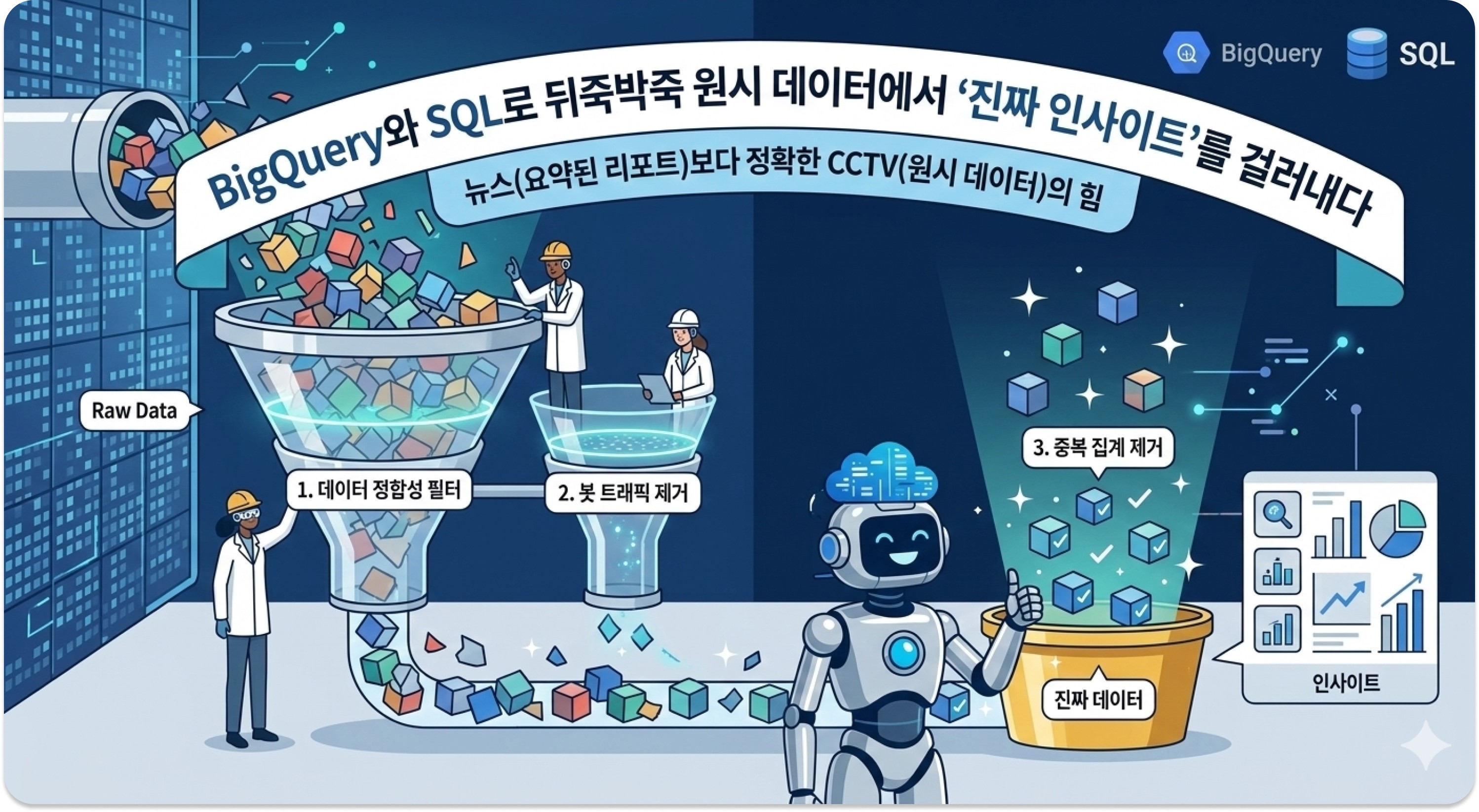 BigQuery와 SQL로 원시 데이터를 정제해 진짜 인사이트 도출 / Extracting real insights from raw data with BigQuery and SQL
