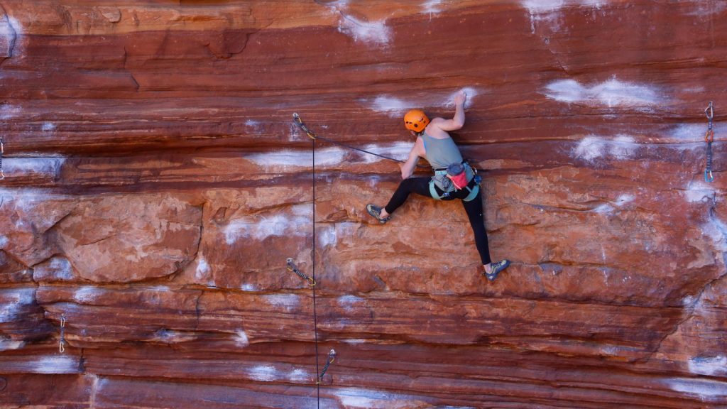 Climber in the Promenade, KalbarriClimber in the Promenade, Kalbarri