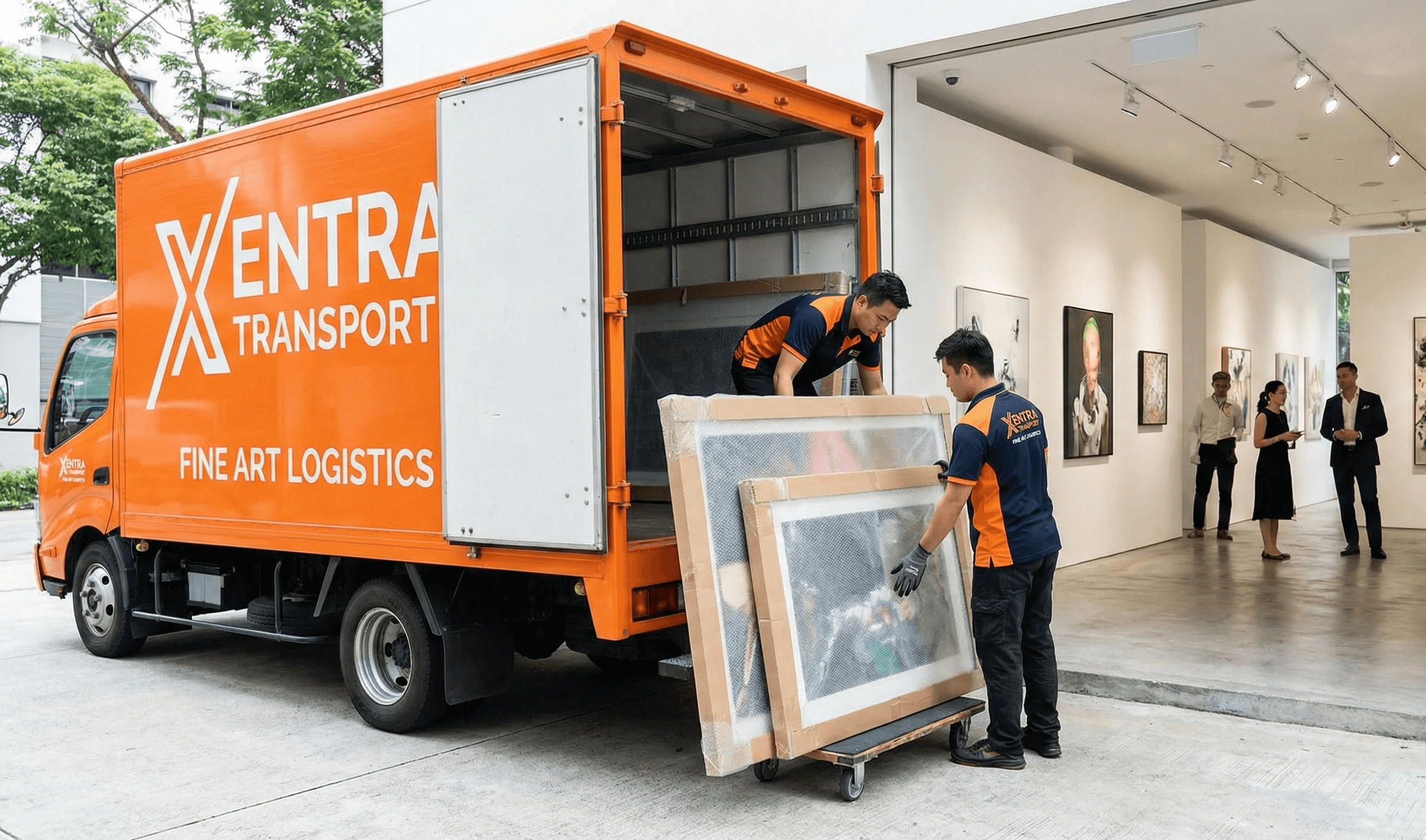 fine art delivery service handling artwork in NYC