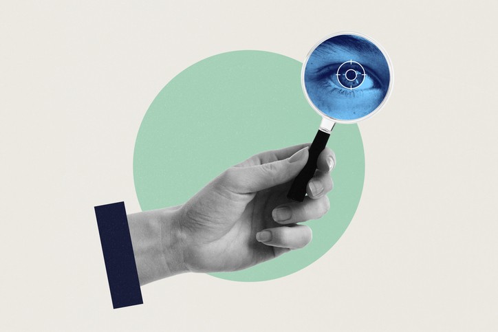 Abstract green dashboard-style graphic with charts and data panels, symbolizing the search and analytics involved in finding remote software developer jobs.