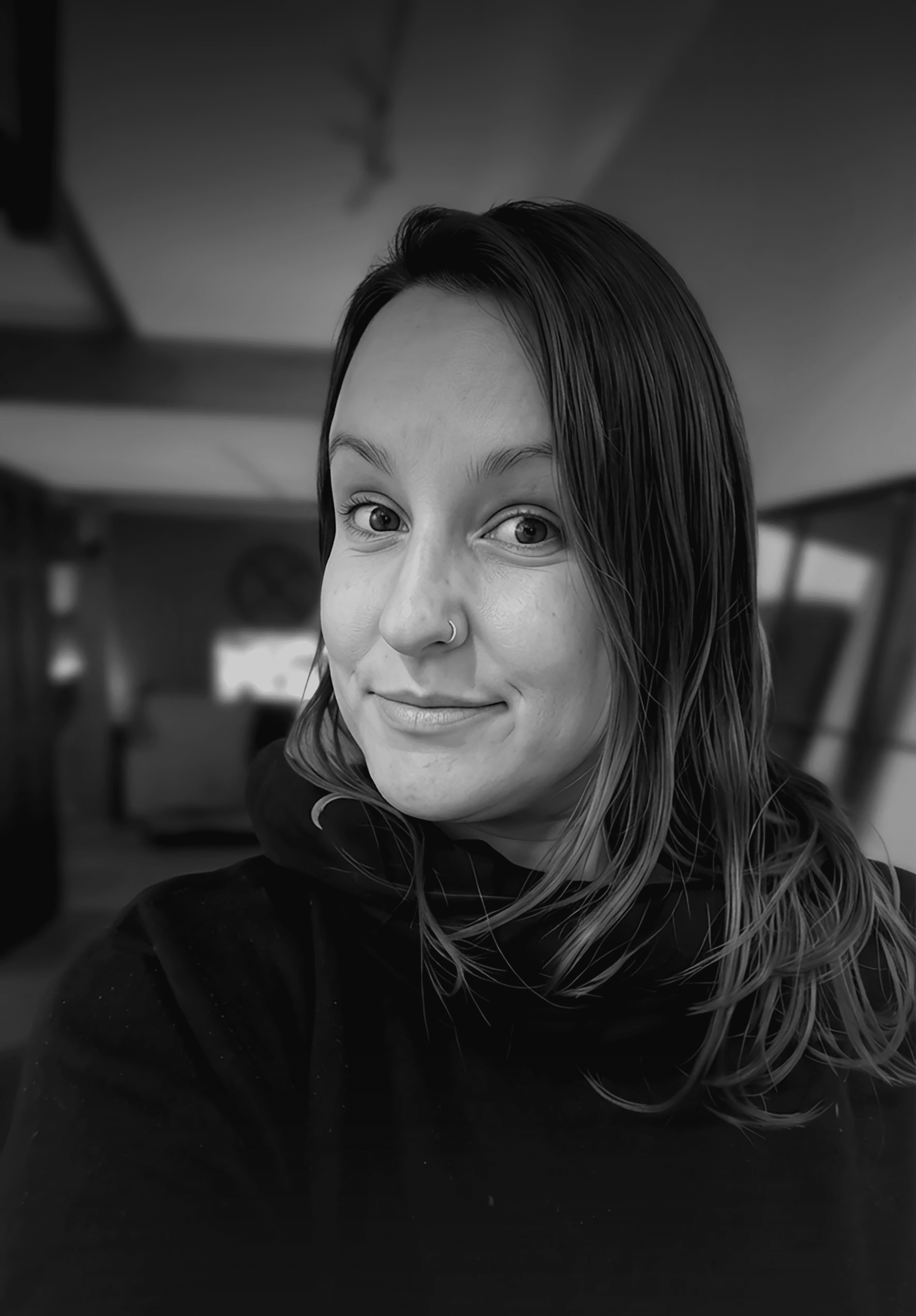 a person with a necklace