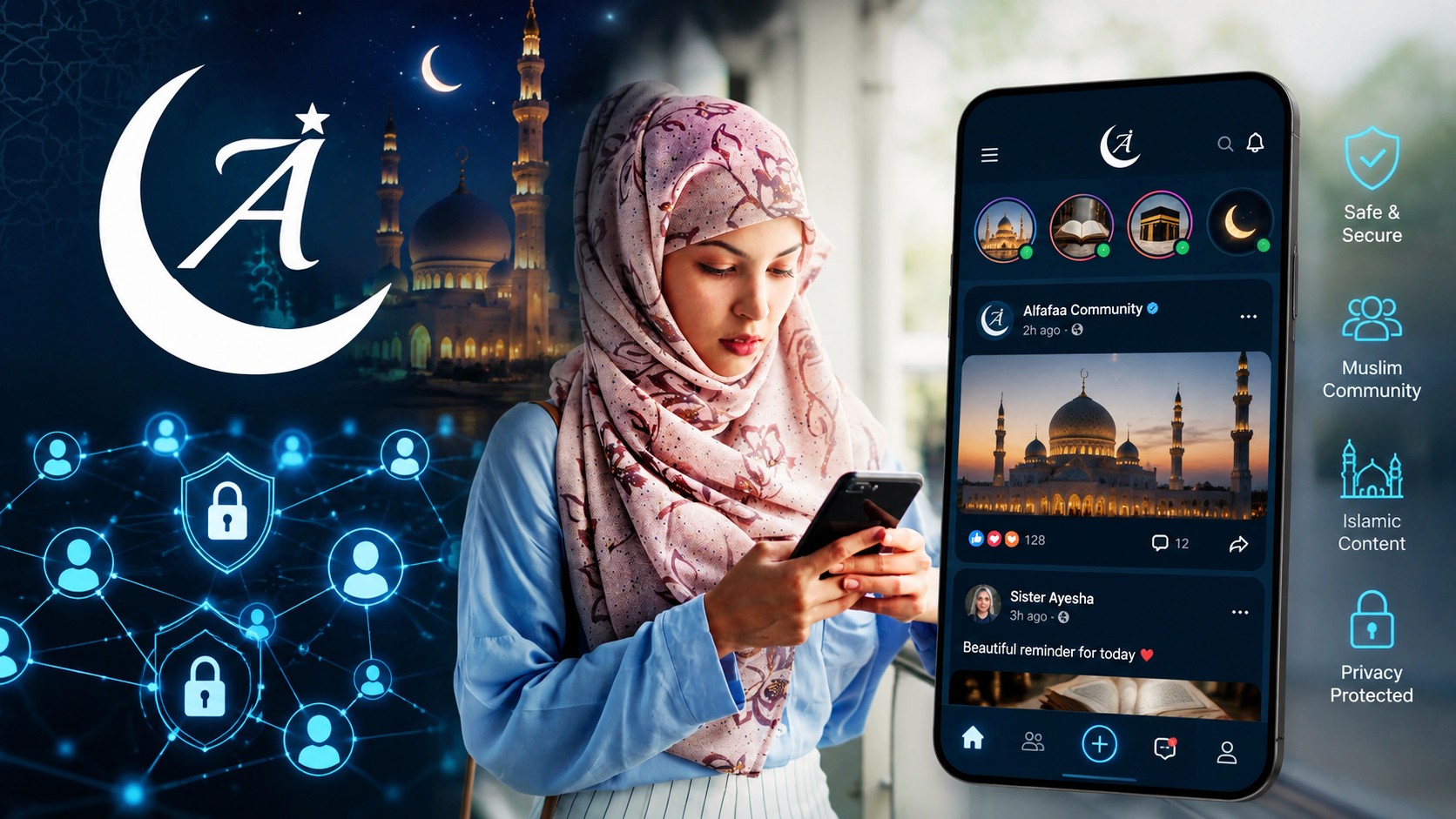 আলফাফা Alfafaa - মুসলিমদের জন্য নিরাপদ ও অশ্লীলতামুক্ত সোশ্যাল মিডিয়া