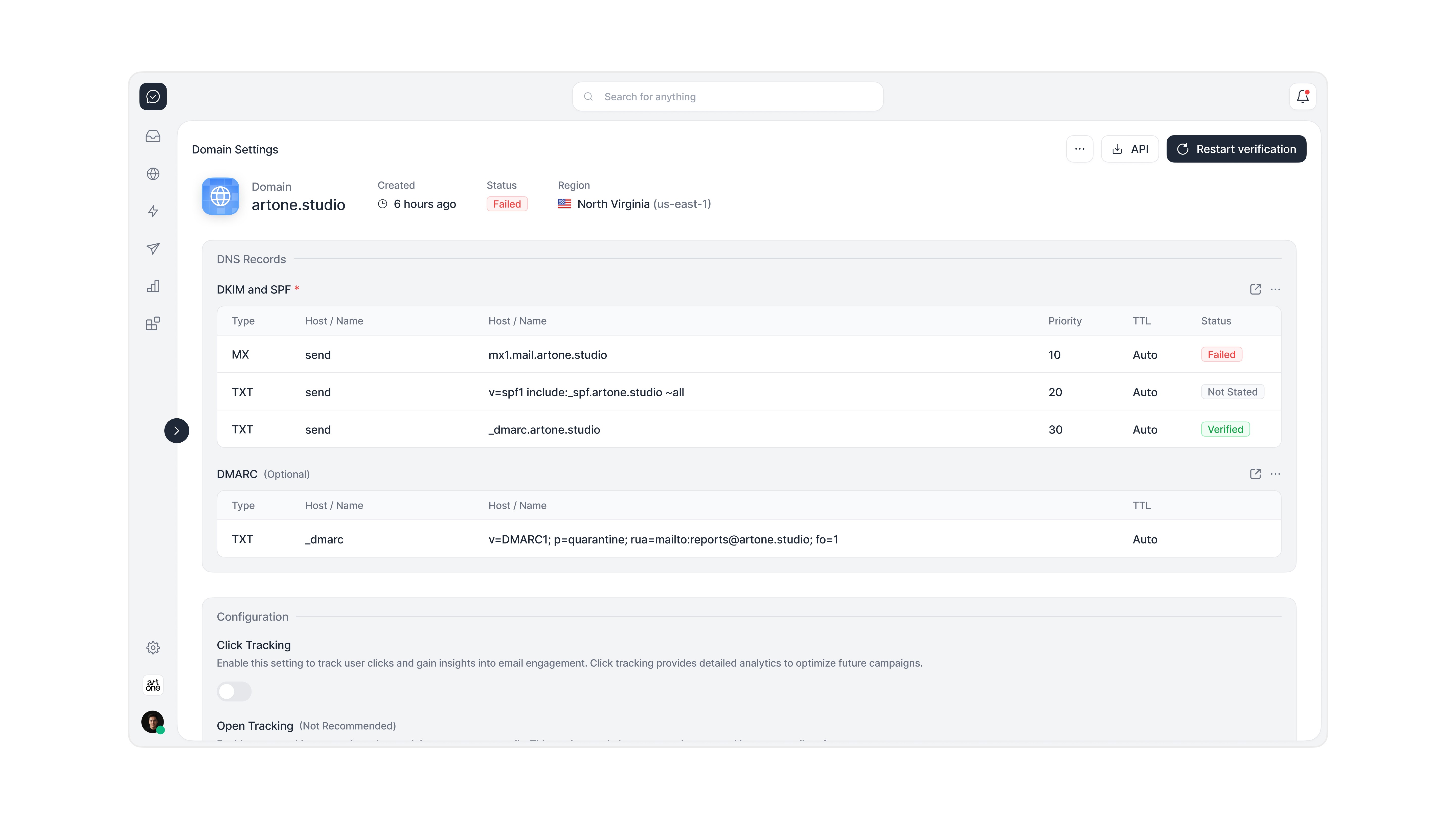 Product Design - Dashboard