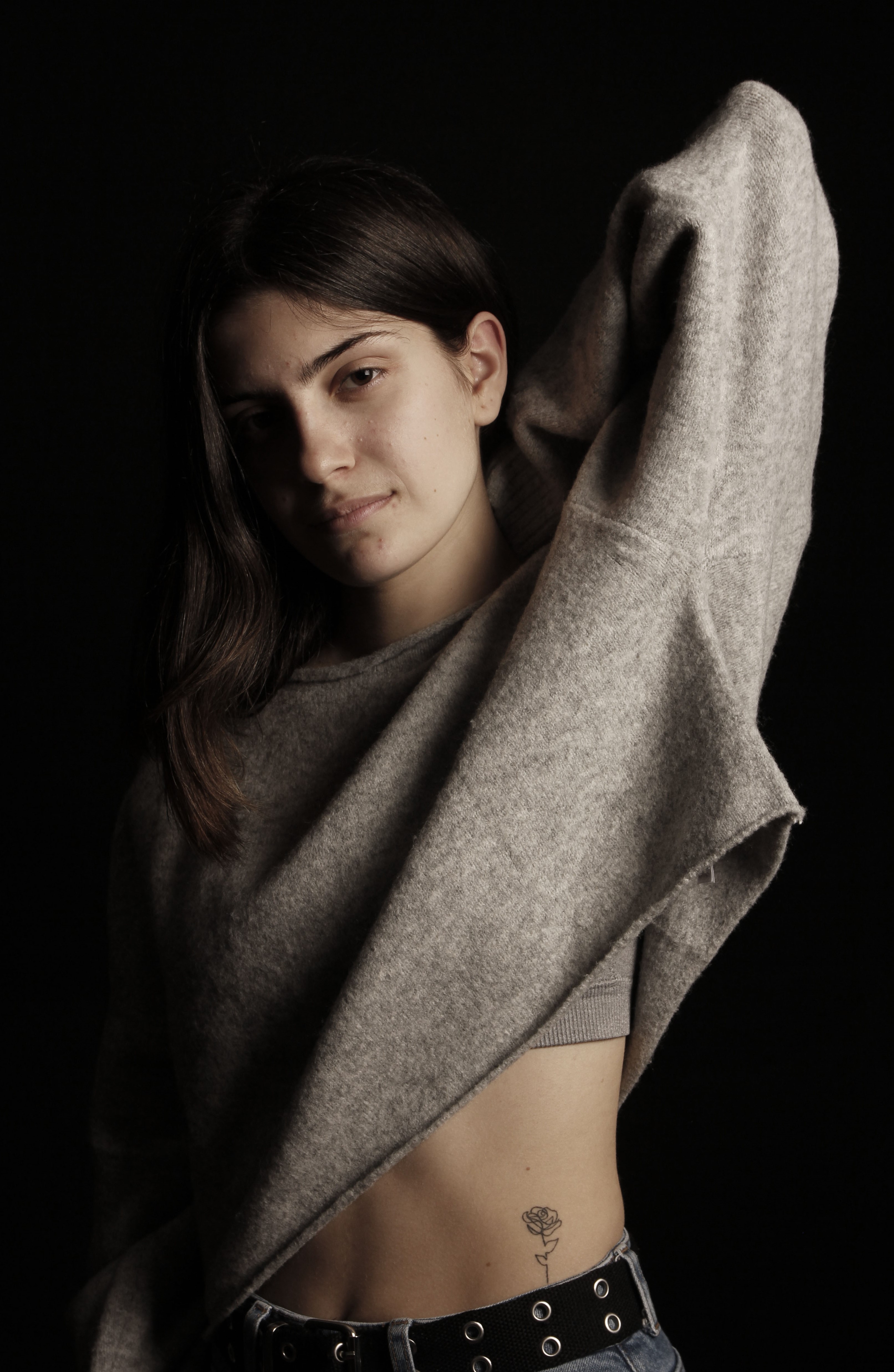 a female model