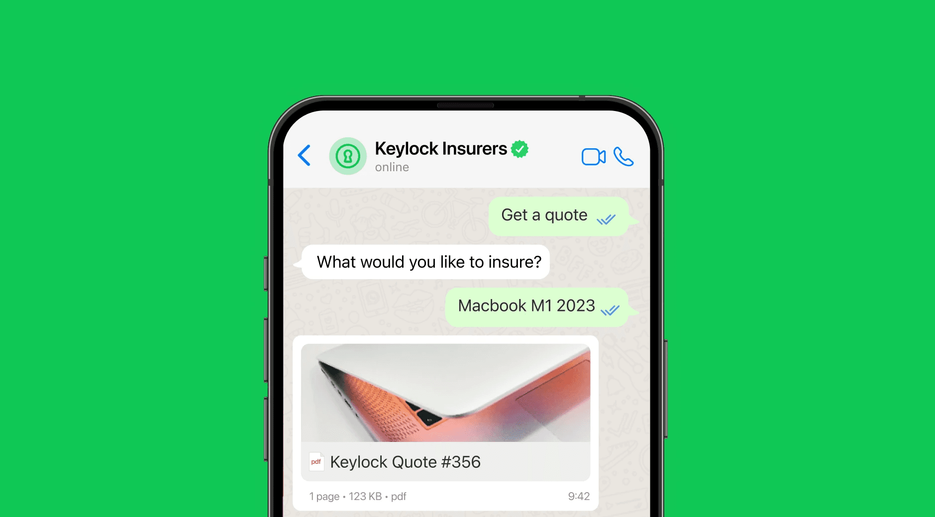 WhatsApp business for insurance