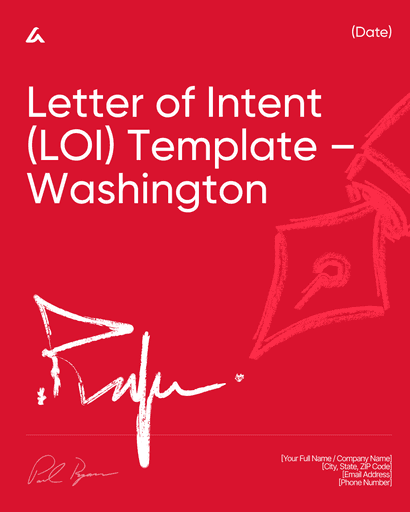Letter of Intent (LOI) Template – Washington