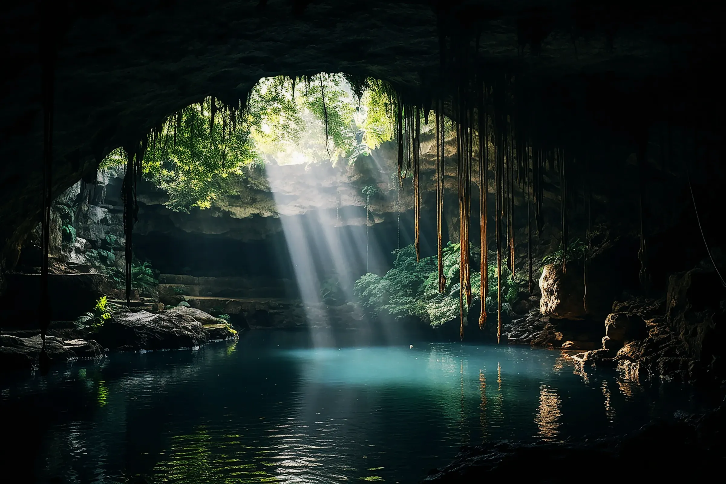 Sunlit Enchanted Grotto 