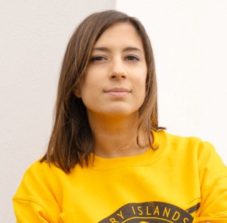 A portrait of a young man smiling