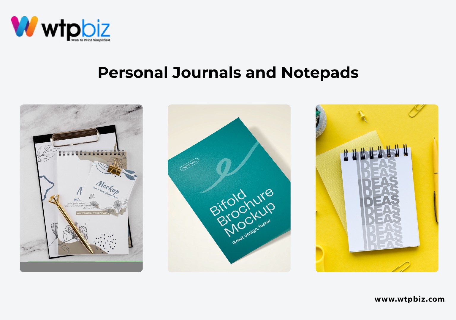 Personal Journals and Notepads