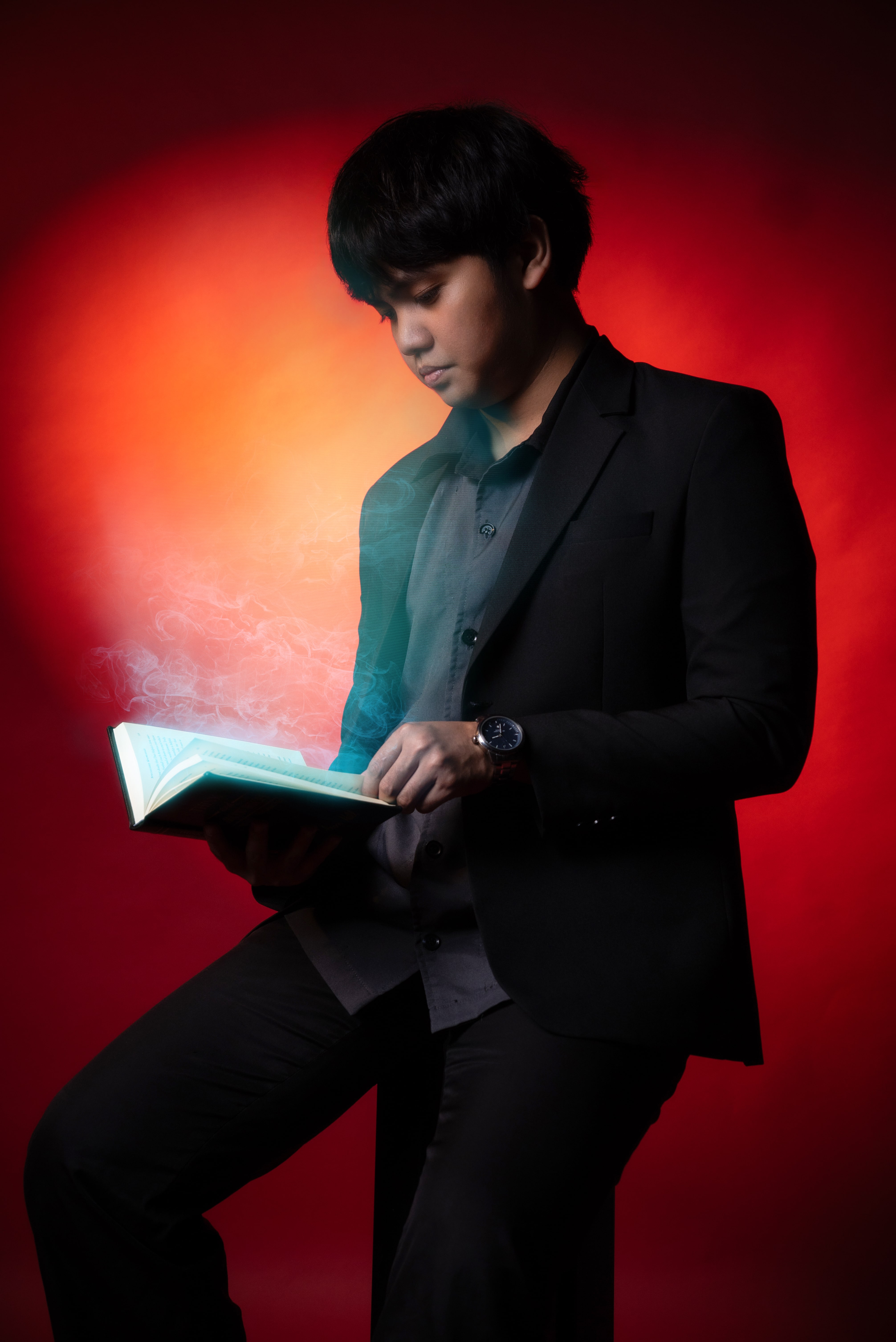 Portrait of portfolio creator – front view