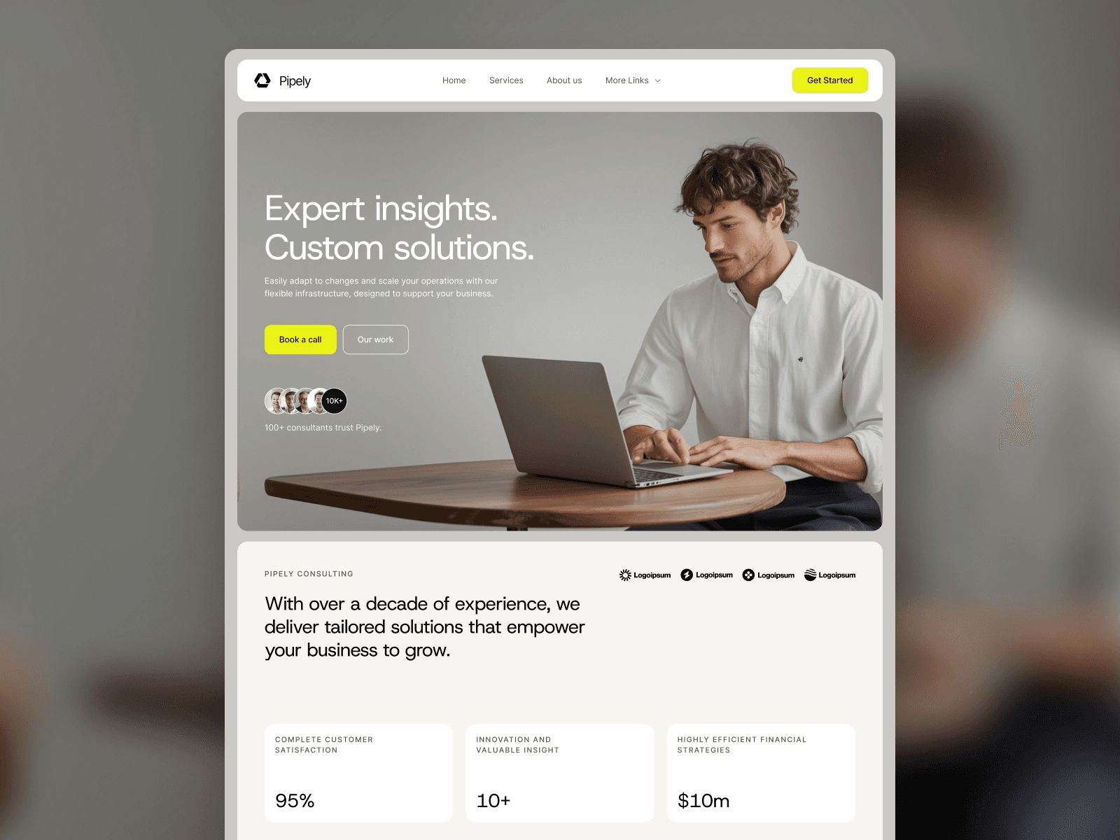 Pipely - Consulting Framer Template