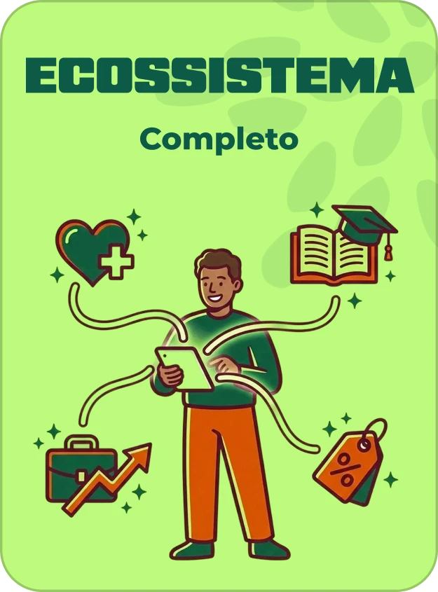 Ilustração - Dois amigos comemorando