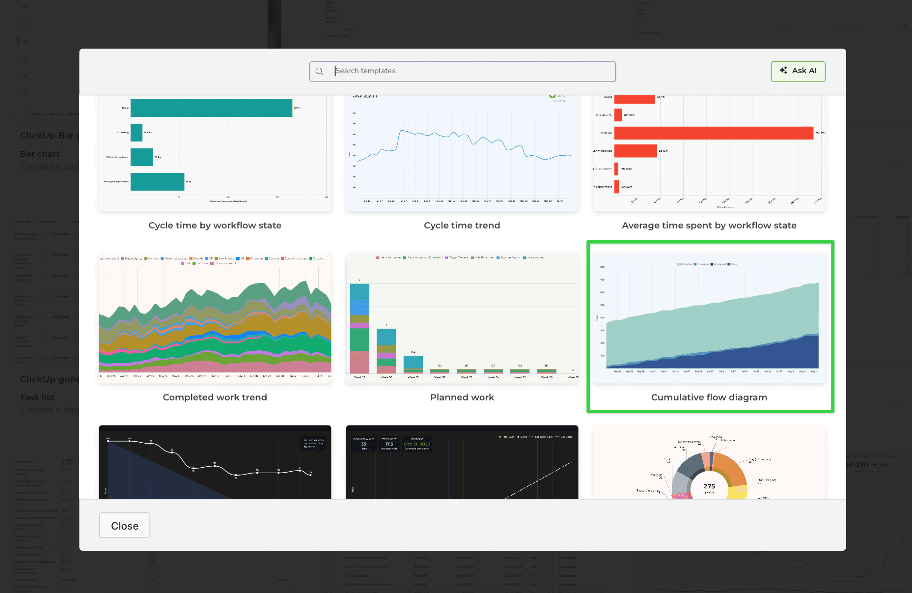 Adjust chart with the editor