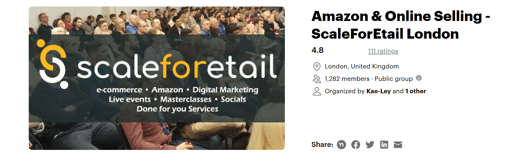 Amazon & online selling -ScaleForEtail London