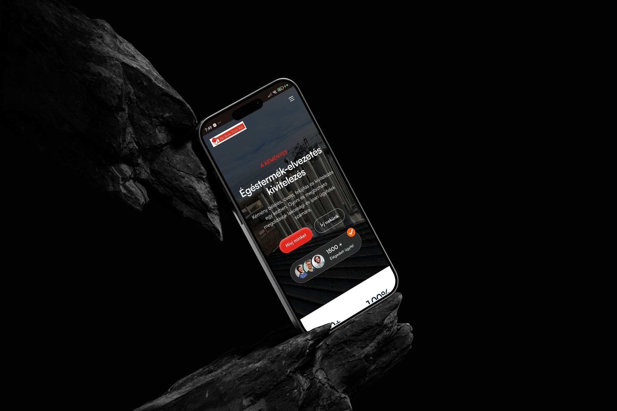 reszponzív weboldal készítés referencia látványterv