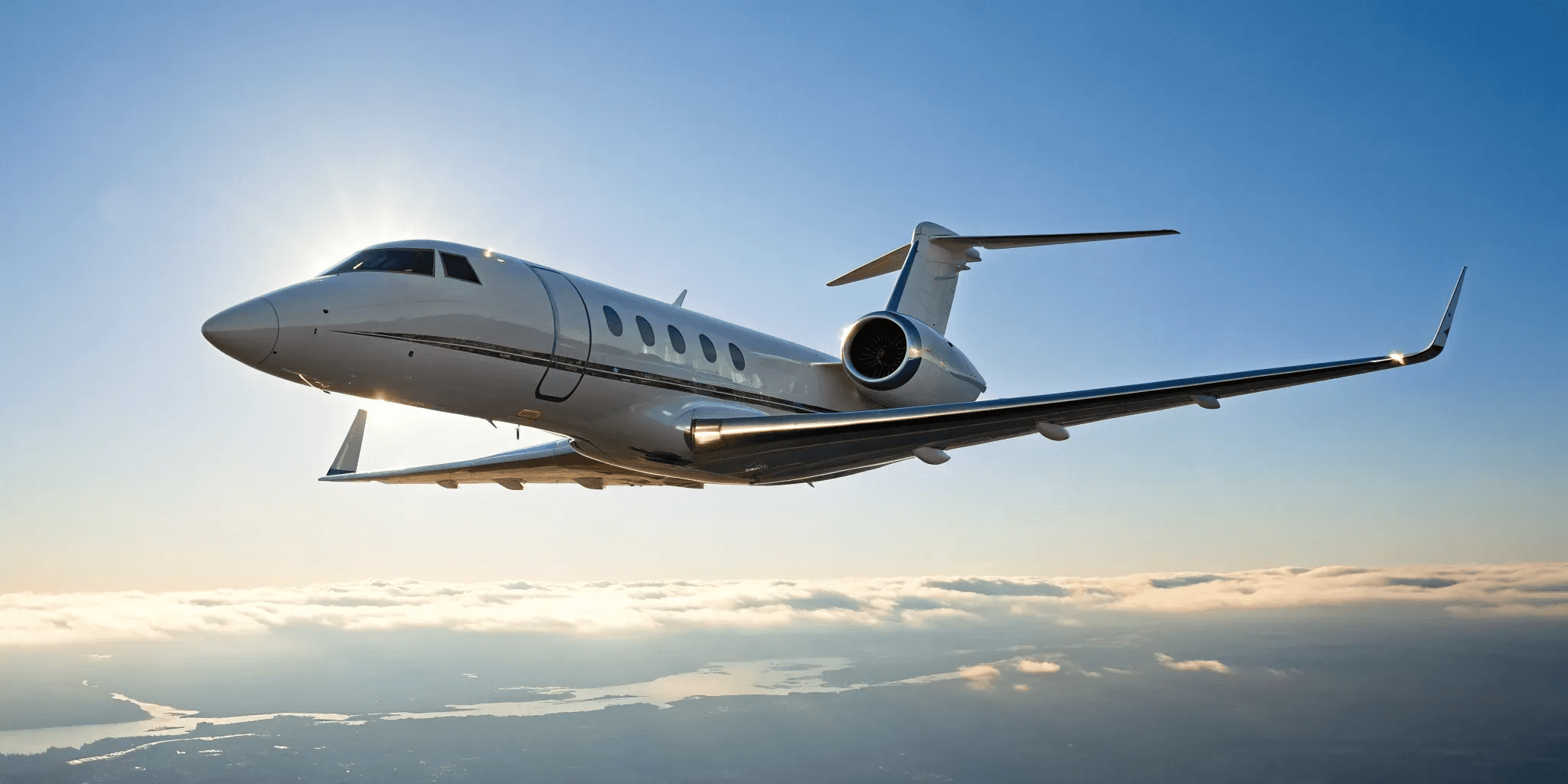 Luxury private jet parked on the runway beside a black executive car, representing premium private aviation and seamless travel service.