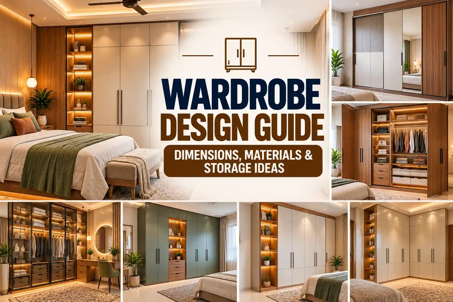 Wardrobe Design Guide: Dimensions, Materials & Storage Ideas
