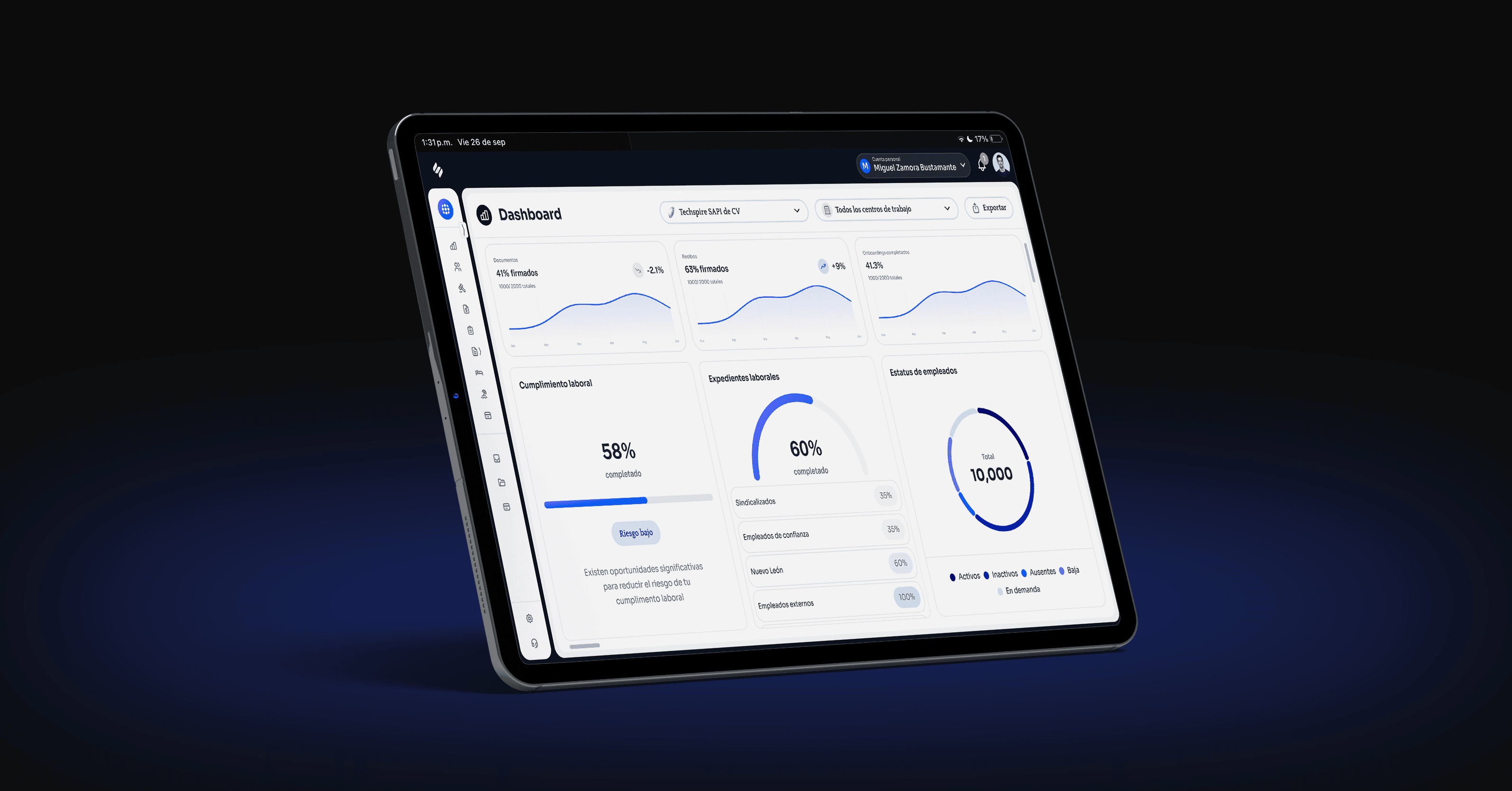 An image of Freelio's budget ui
