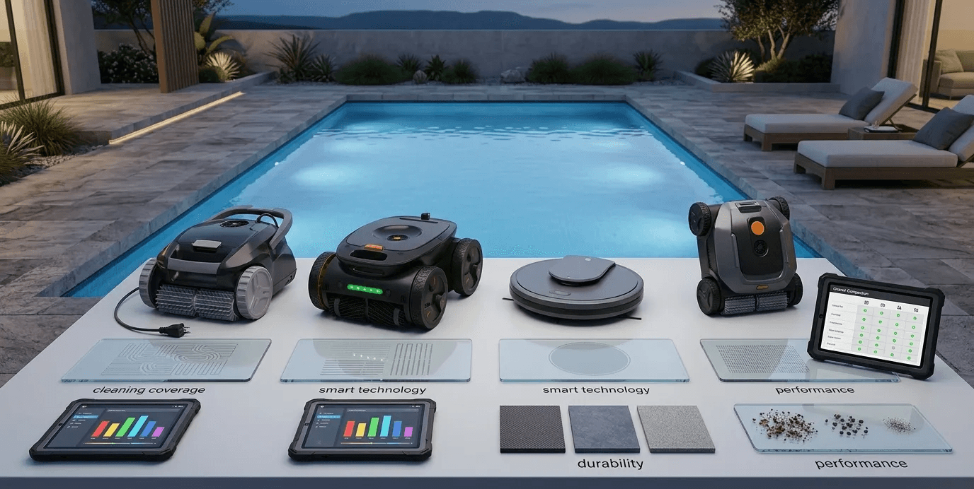 Choosing the right robotic pool cleaner based on key features