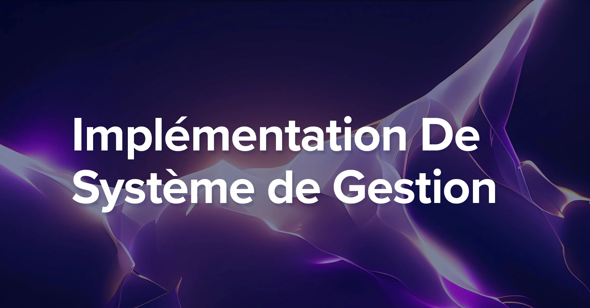 Implémentation De Système de Gestion et Lutte Contre la Fraude Vont de Pair