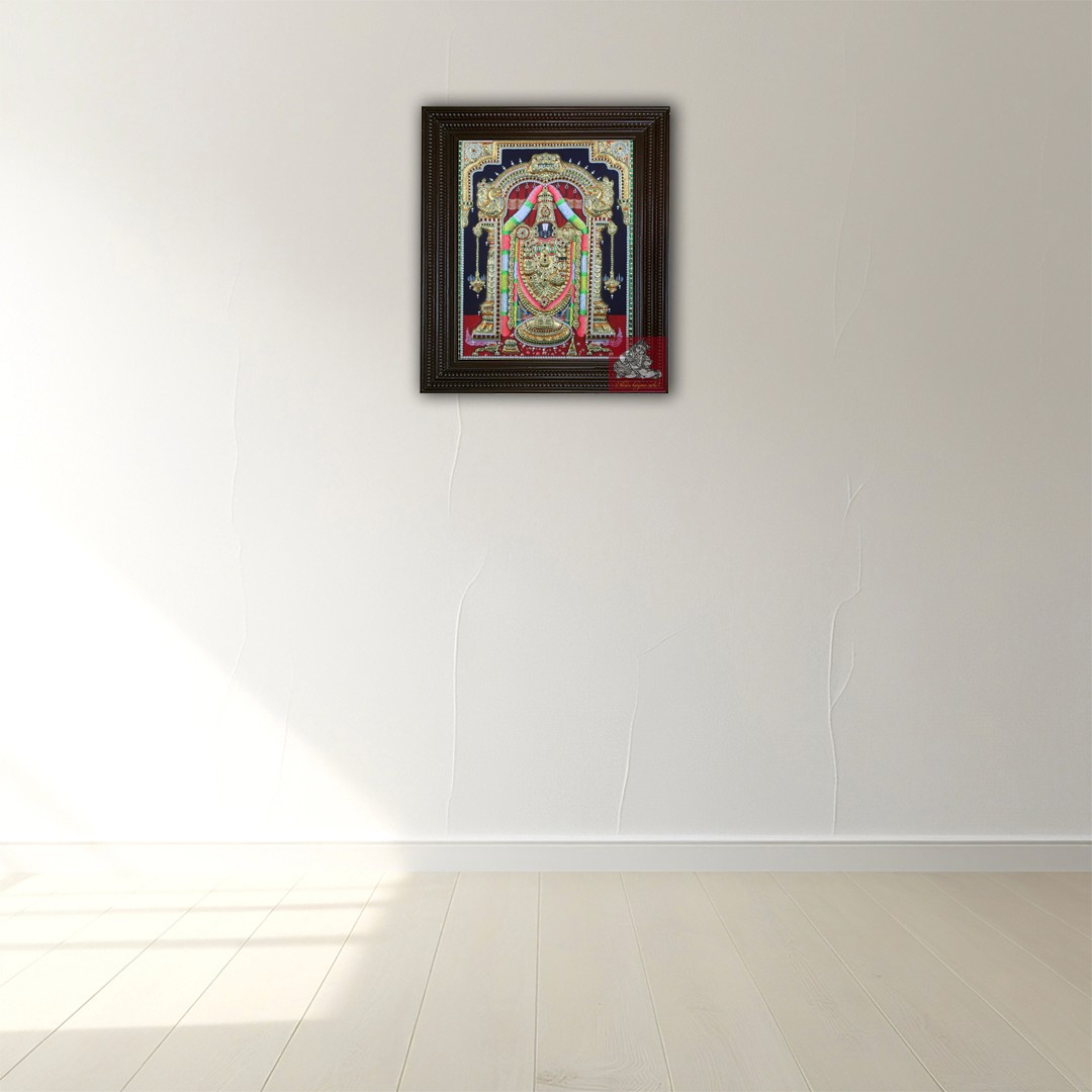 Lord Venkateswara Tanjore Painting