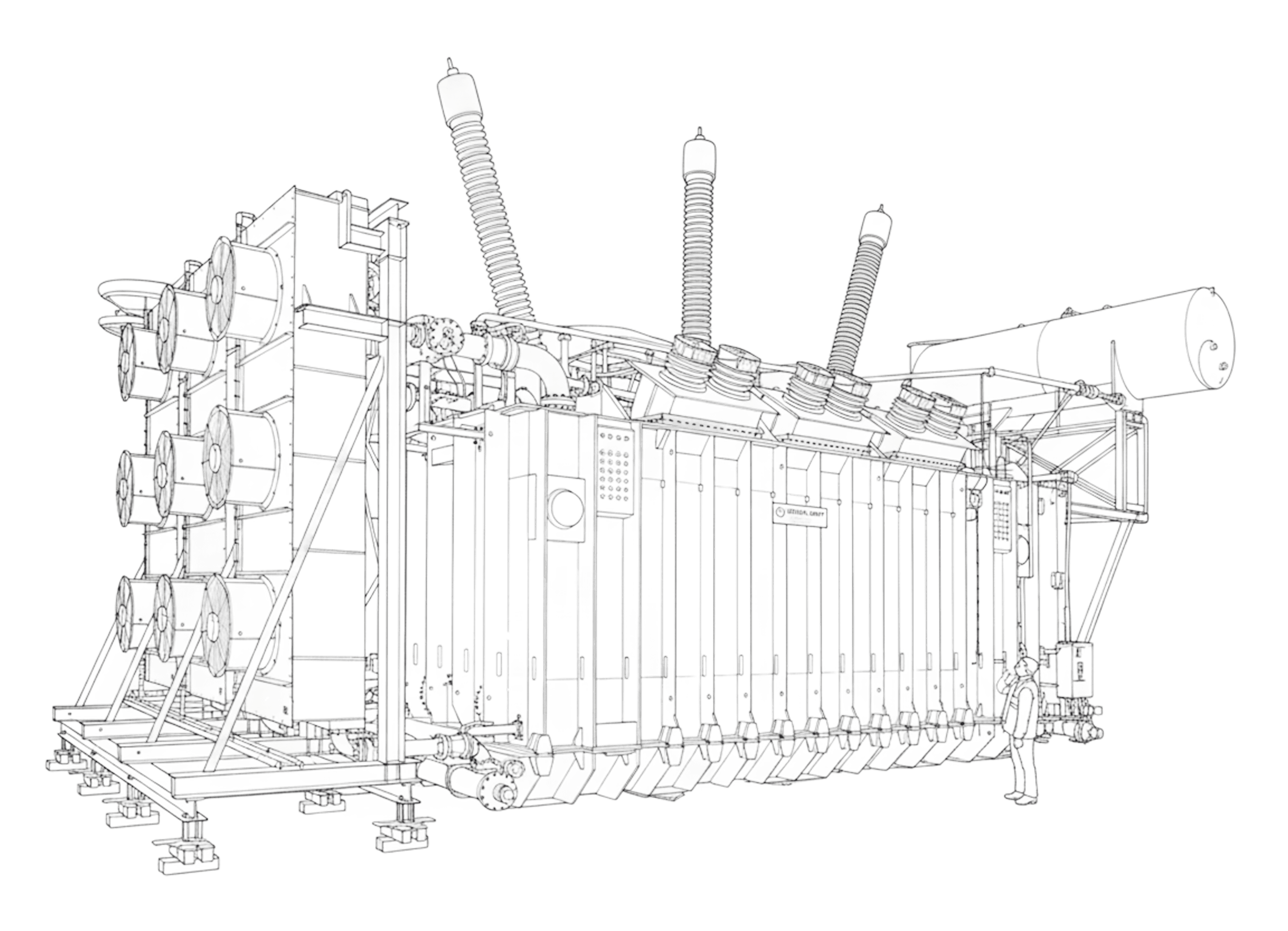 Transformer line drawing