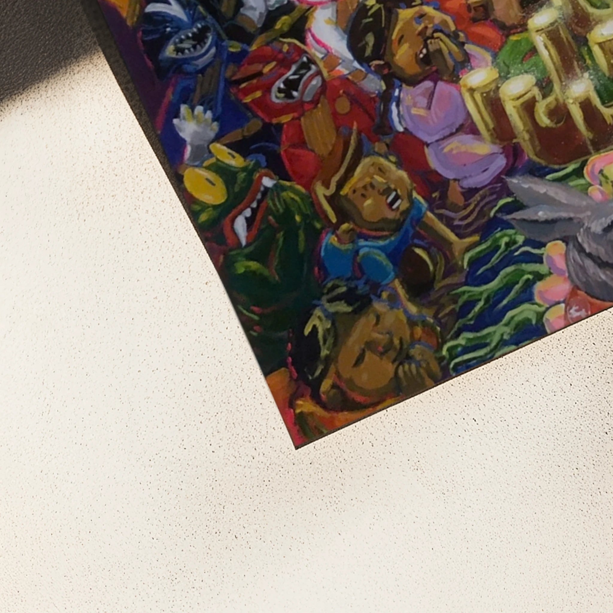 premium art poster and canvas prints, with originals available, from QART , of the artwork " Manifest! Please Wait a Moment "