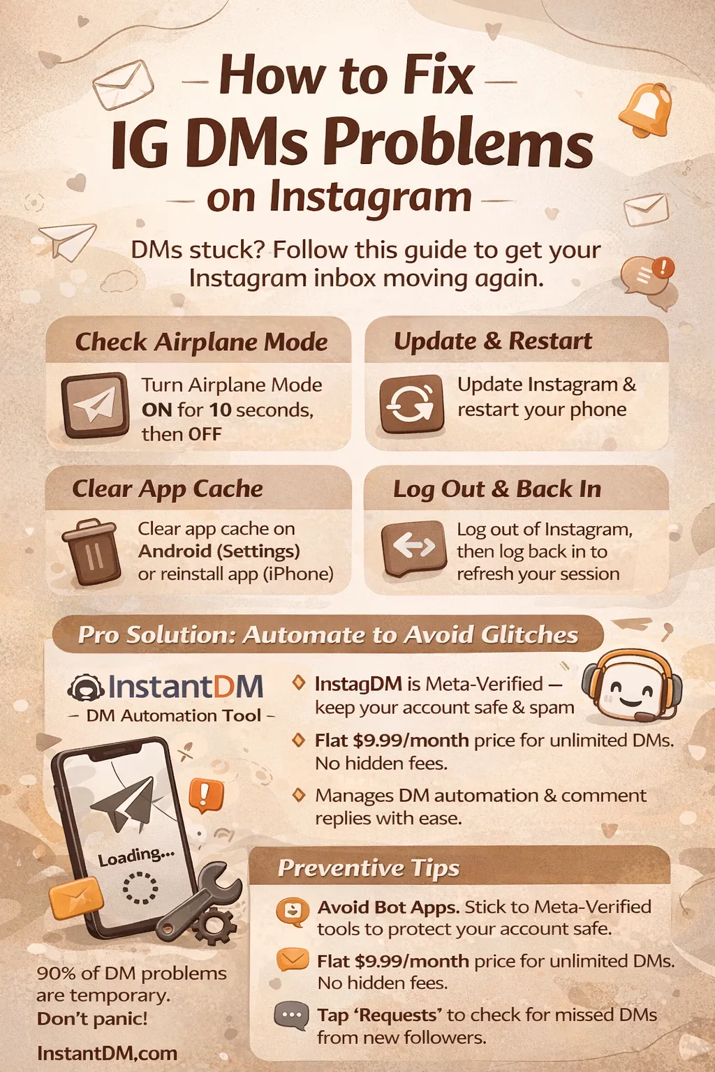 How to Fix IG DMs Problems on Instagram (Step-by-Step)