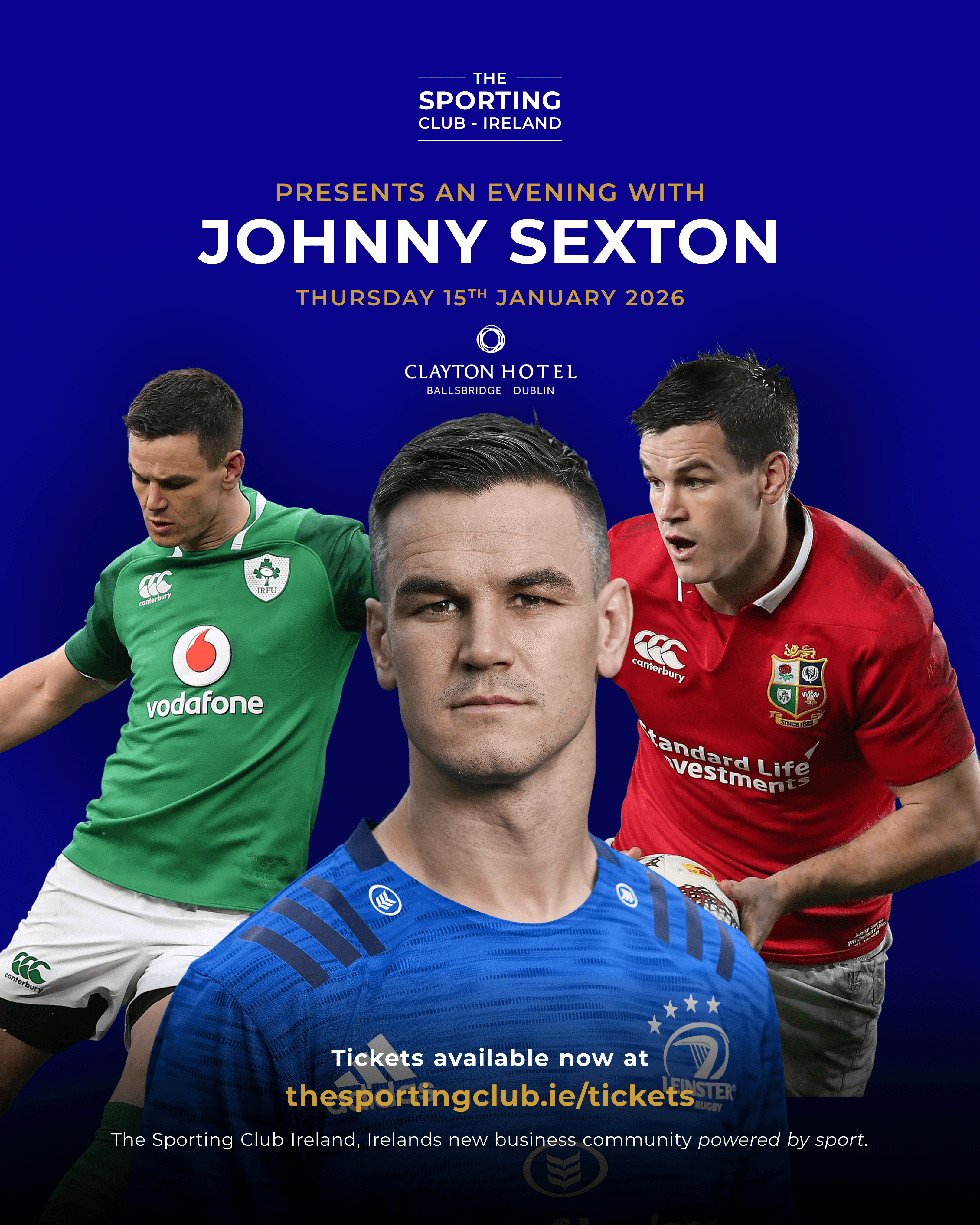 Social post for Johnny Sexton