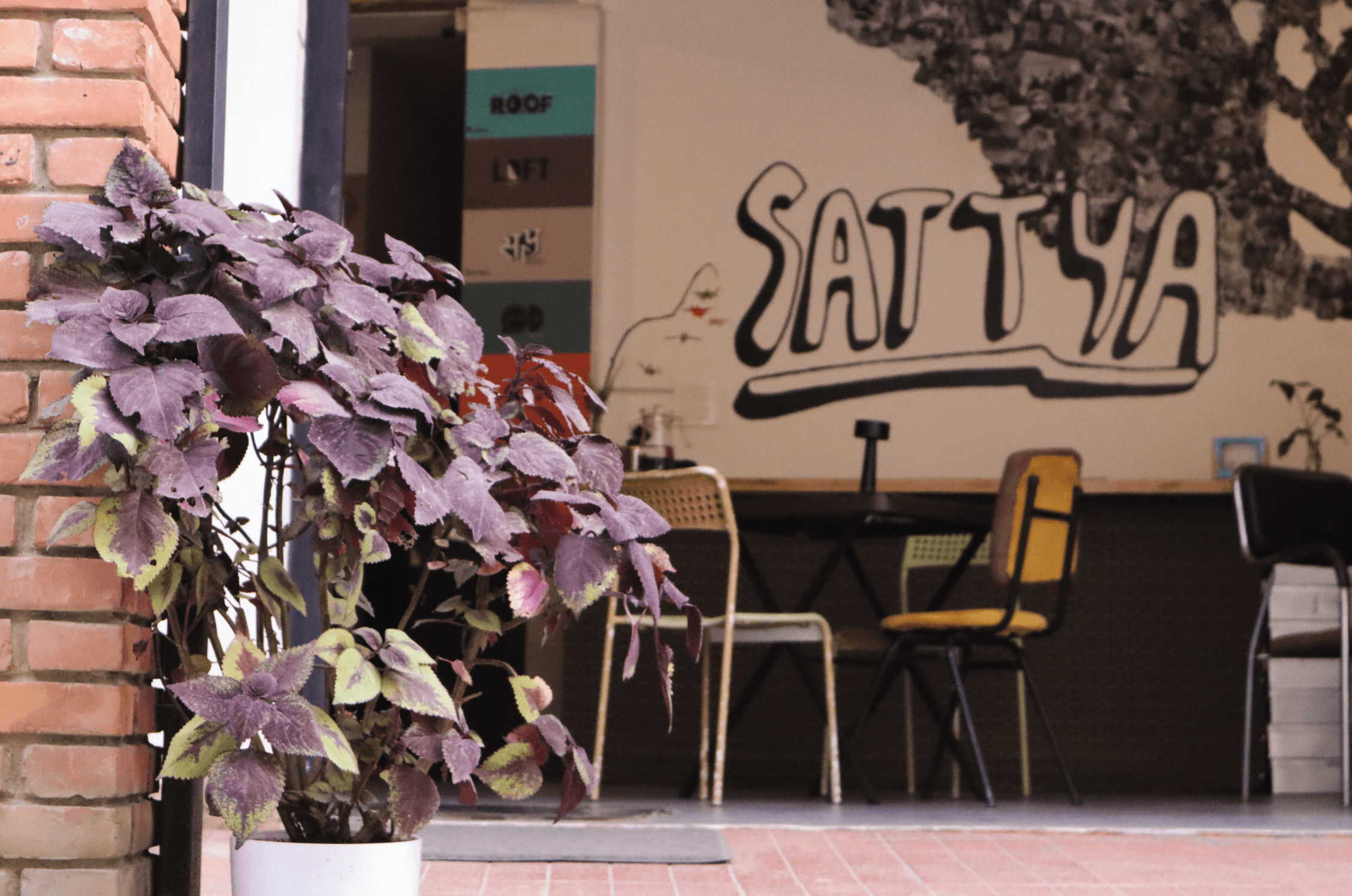 Washroom light interior 