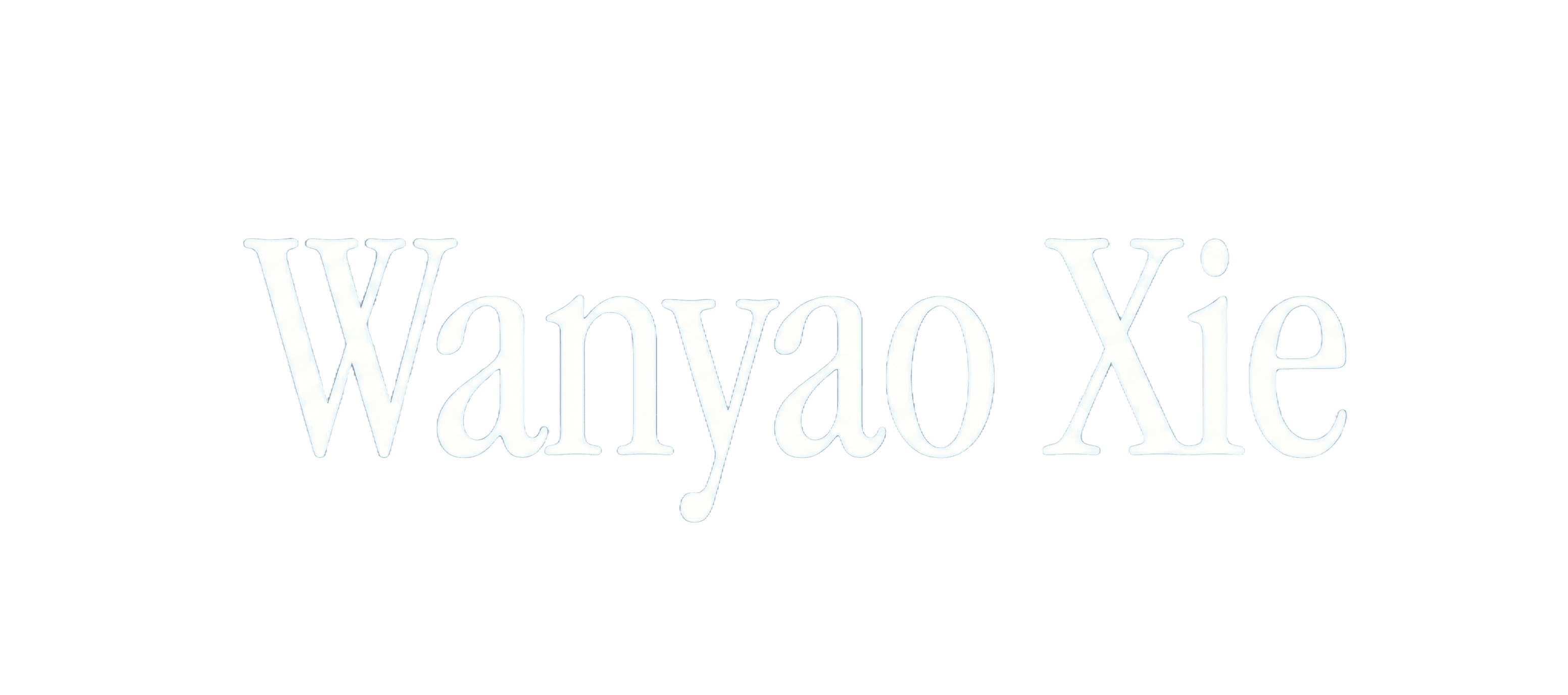 Wanyao Xie Logo (footer)