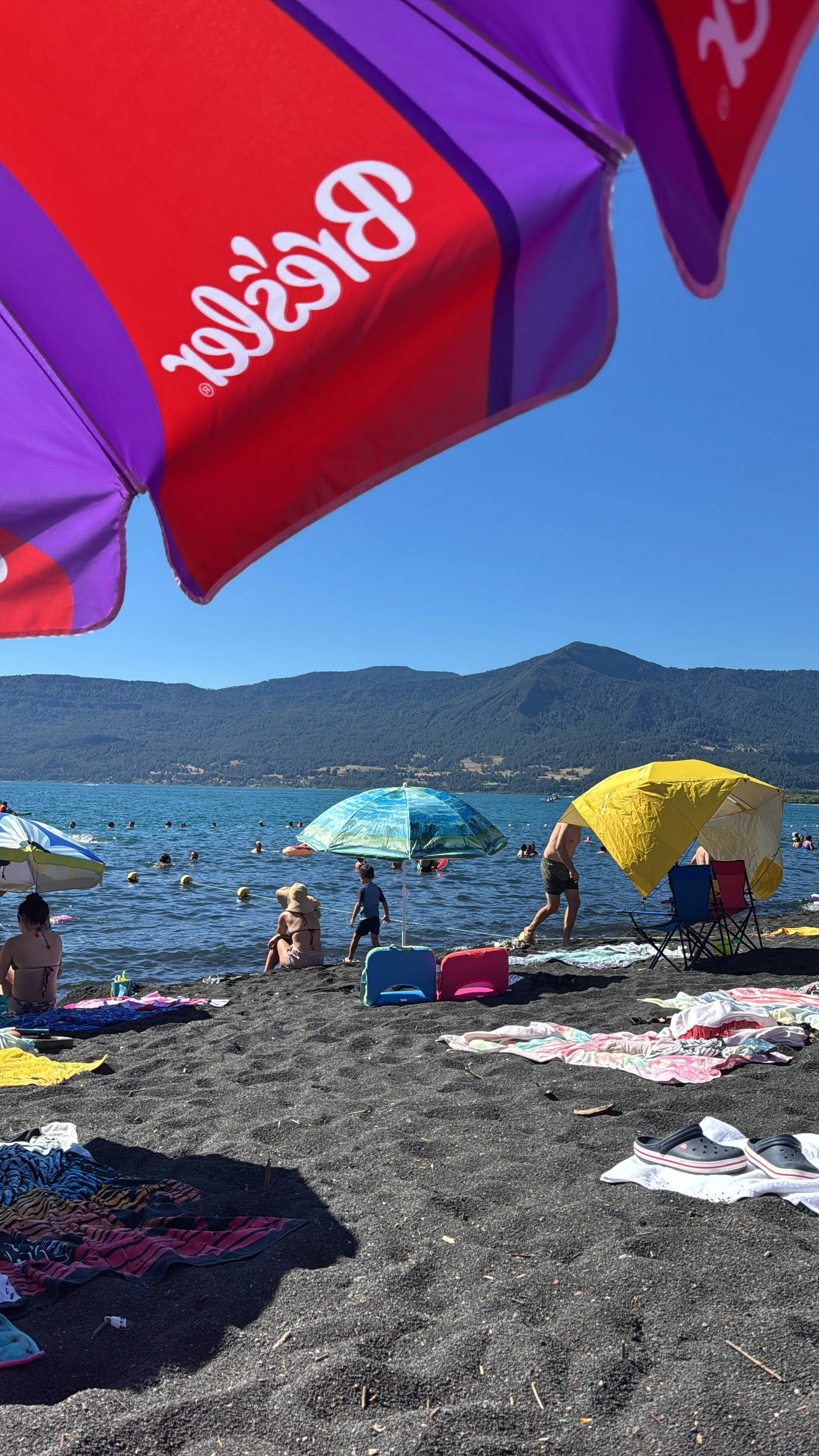 Lakefront landscape in Pucon