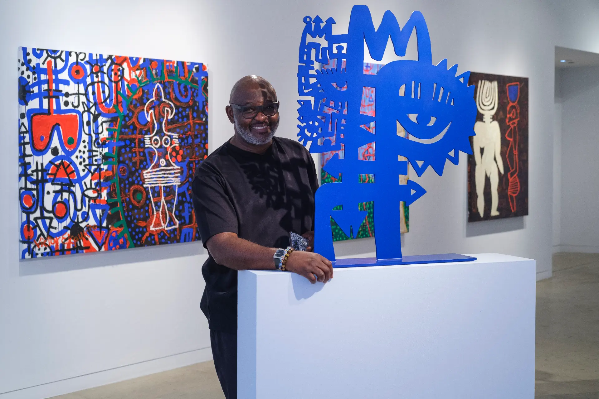 Head, 2022
Painted steel
92 cm x 78 cm x 35.5 cm