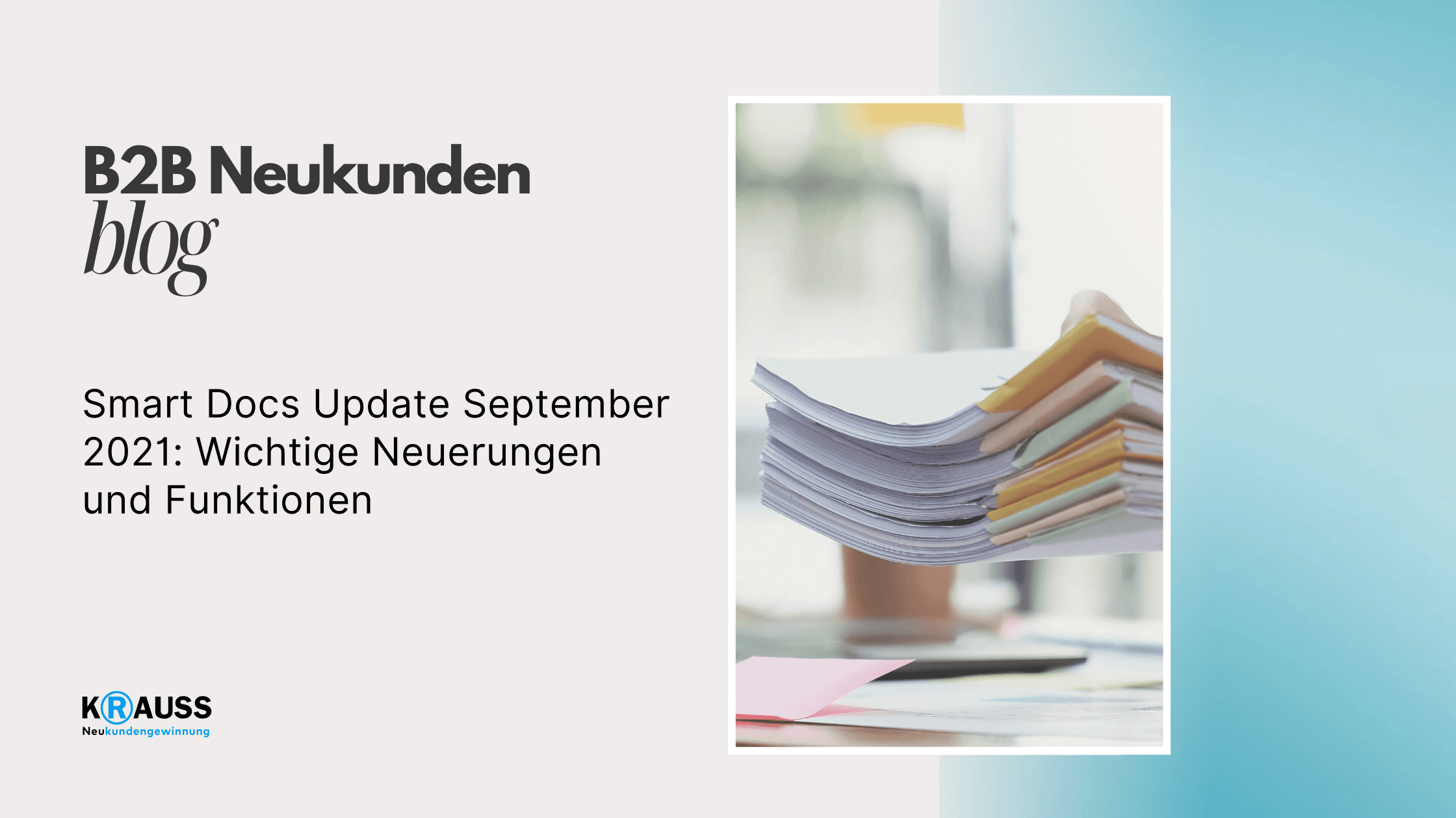 Smart Docs Update September 2021 Wichtige Neuerungen und Funktionen