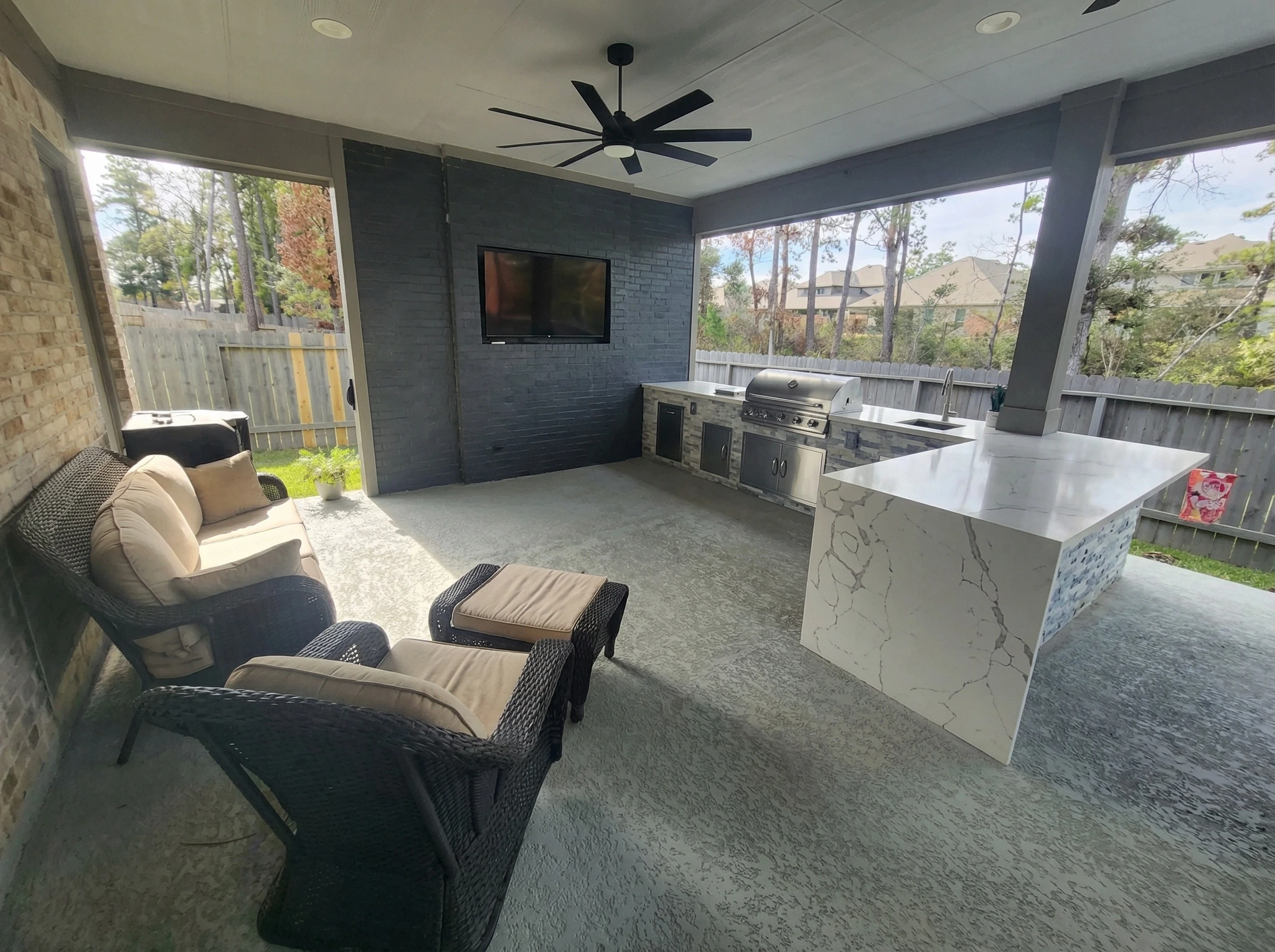 Outdoor Kitchen Remodeling in Richmond, TX - LD Outdoors Design