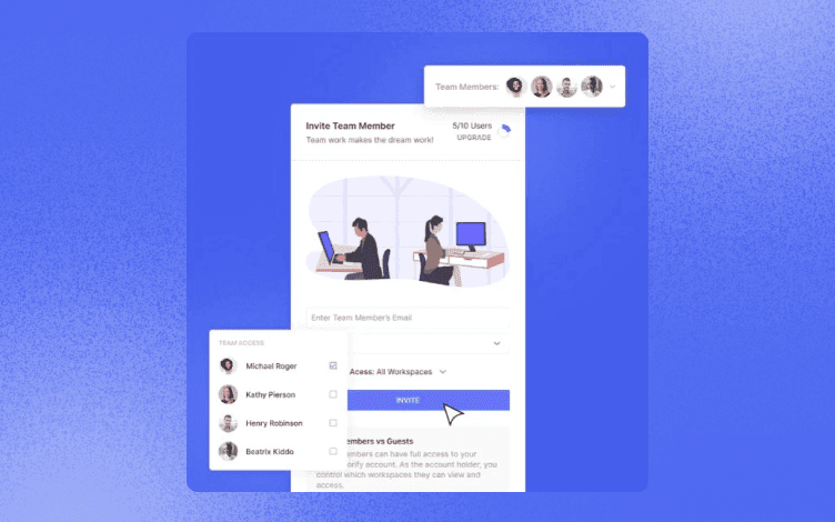 glorify share feature