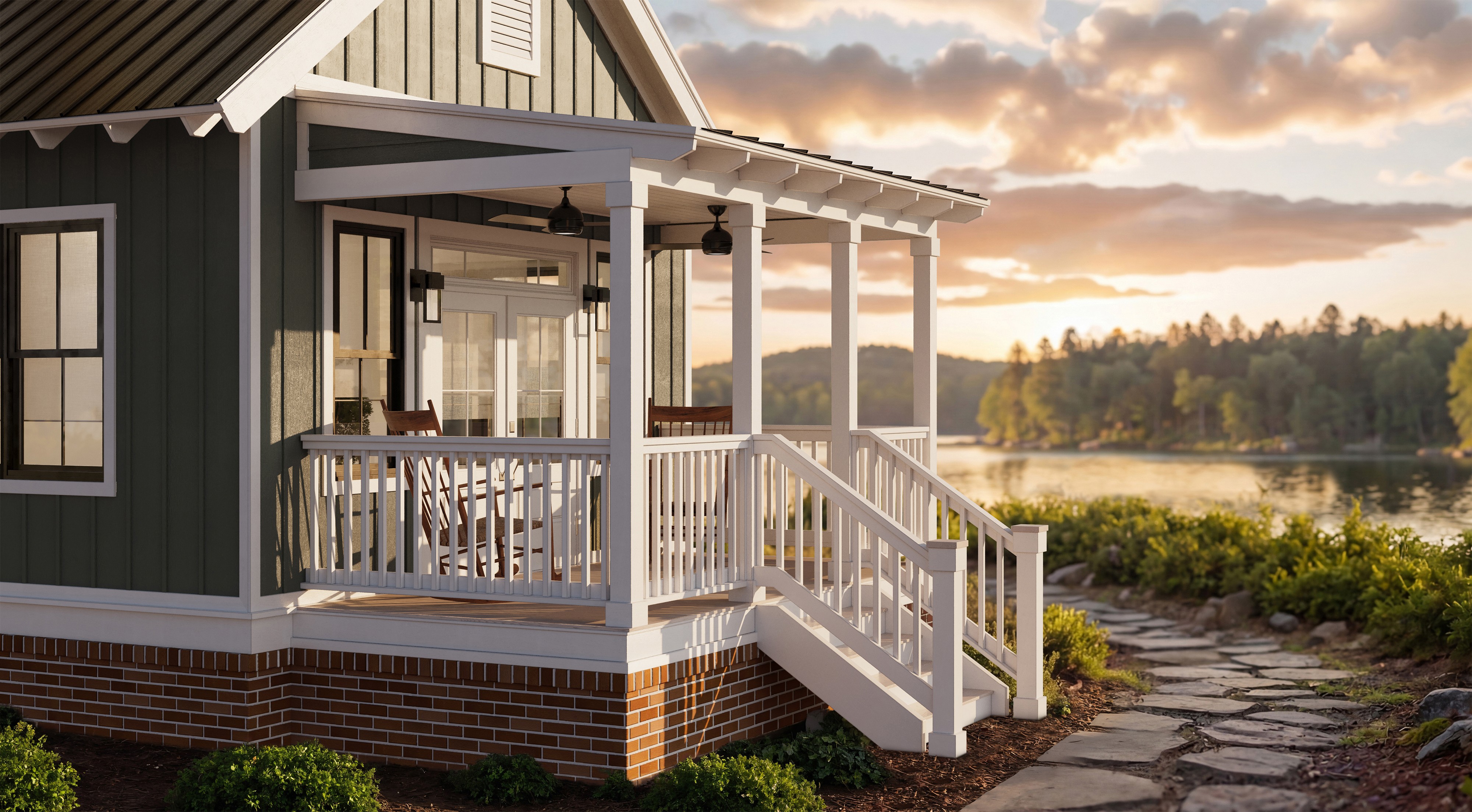 Shoreline Cottage Porch