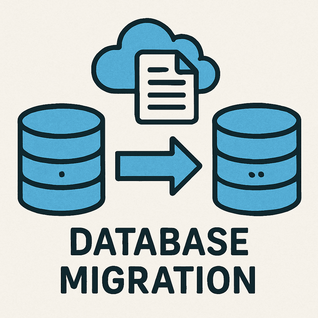 Illustration of database migration process