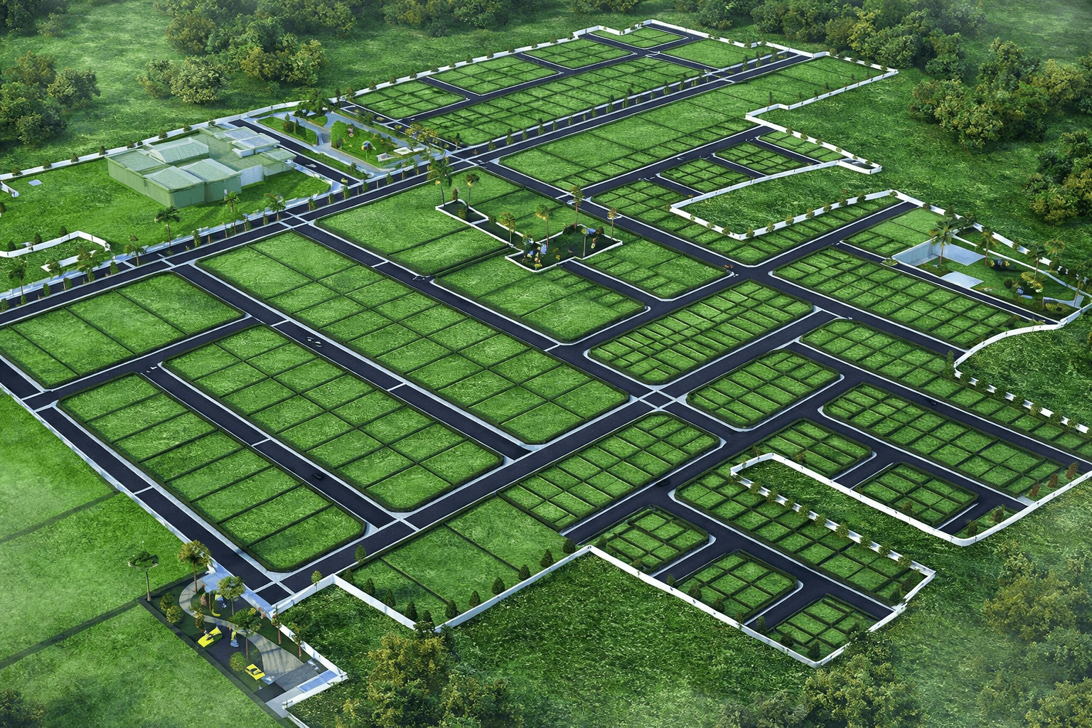 A serene sunset over a tranquil lake with a cozy white house in the foreground. Mountains and fluffy clouds enhance the peaceful, warm scene.