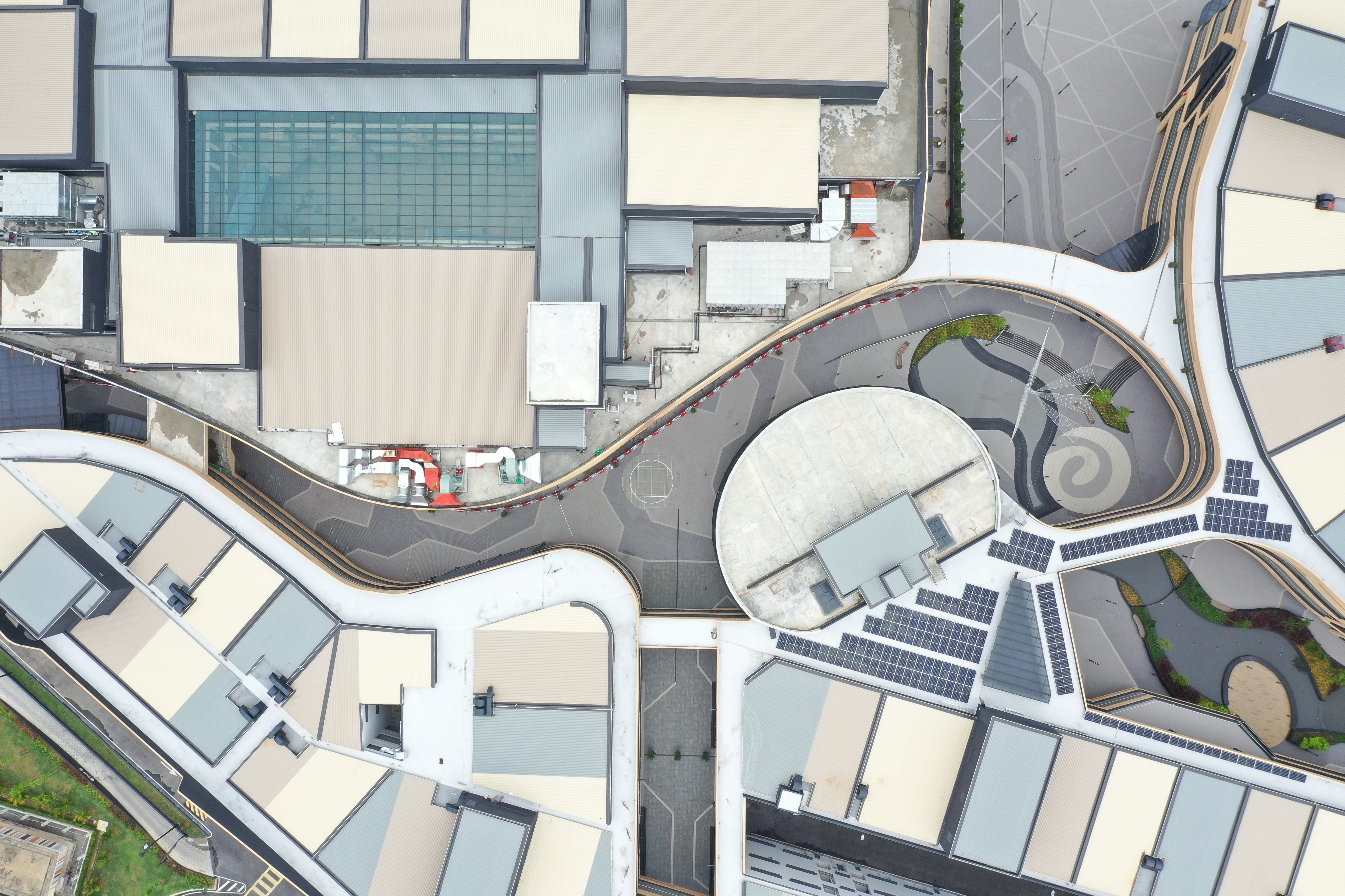 Rooftop view of Eco Hill project by Asima Architects