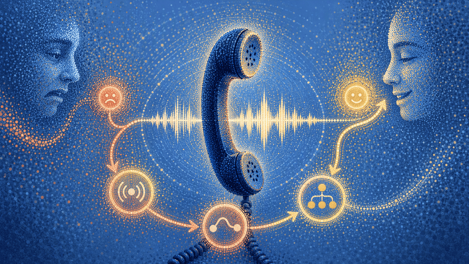 Illustration for 5. Vodex, Voice-First Outbound AI with Real-Time Sentiment Steering