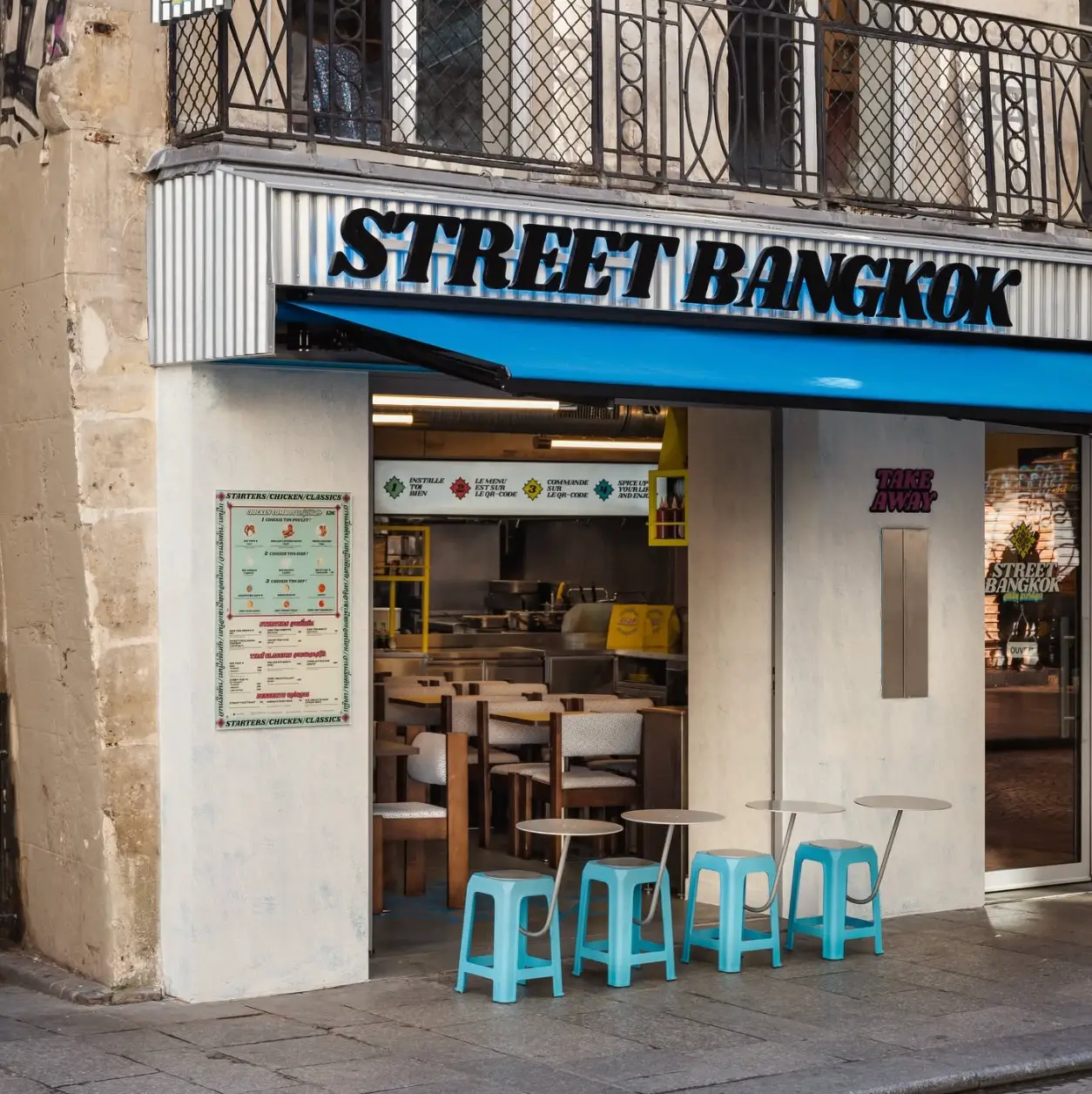 Restaurant Street Bangkok équipé des solutions Belorder