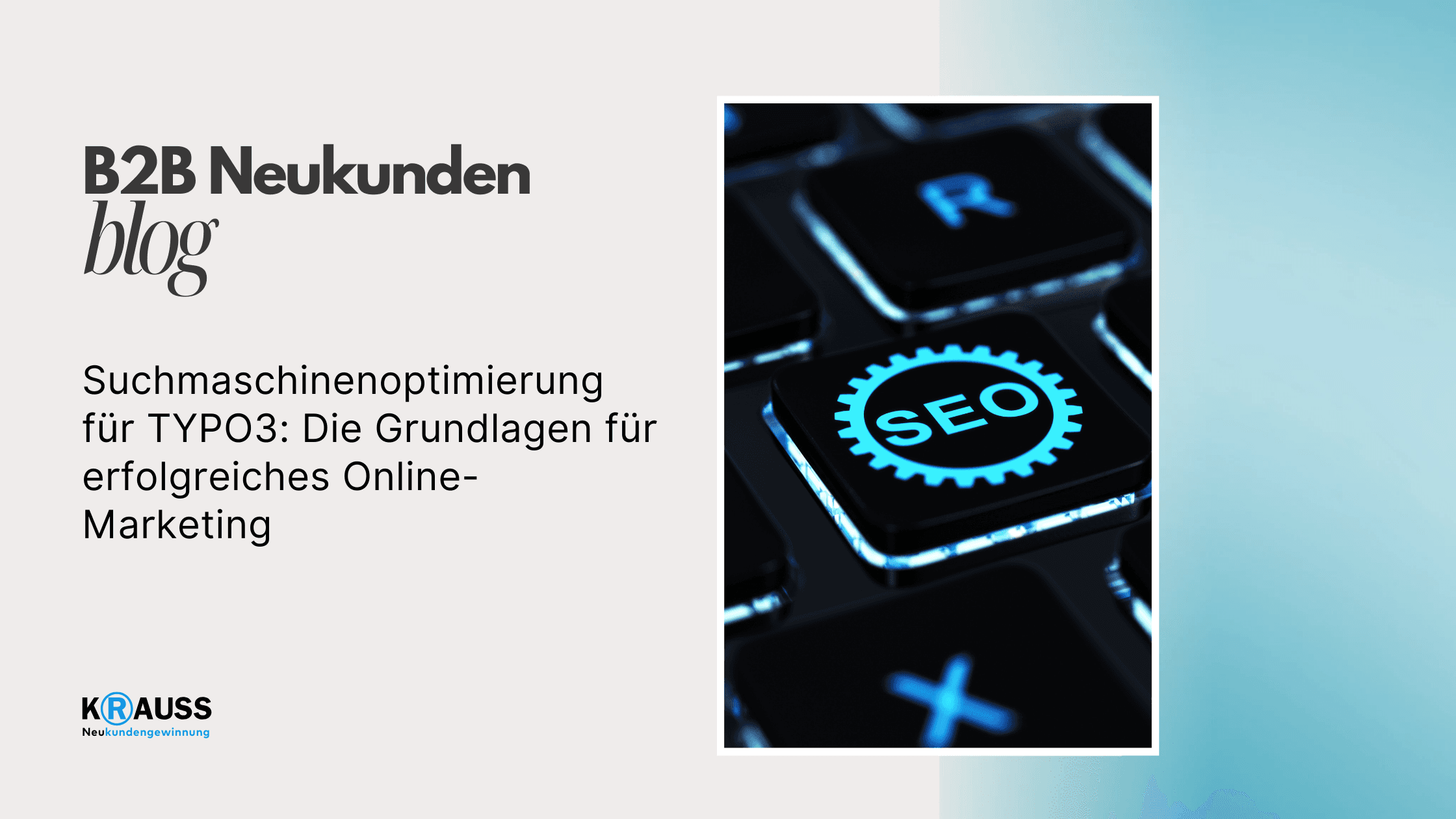 Suchmaschinenoptimierung für TYPO3: Die Grundlagen für erfolgreiches Online-Marketing